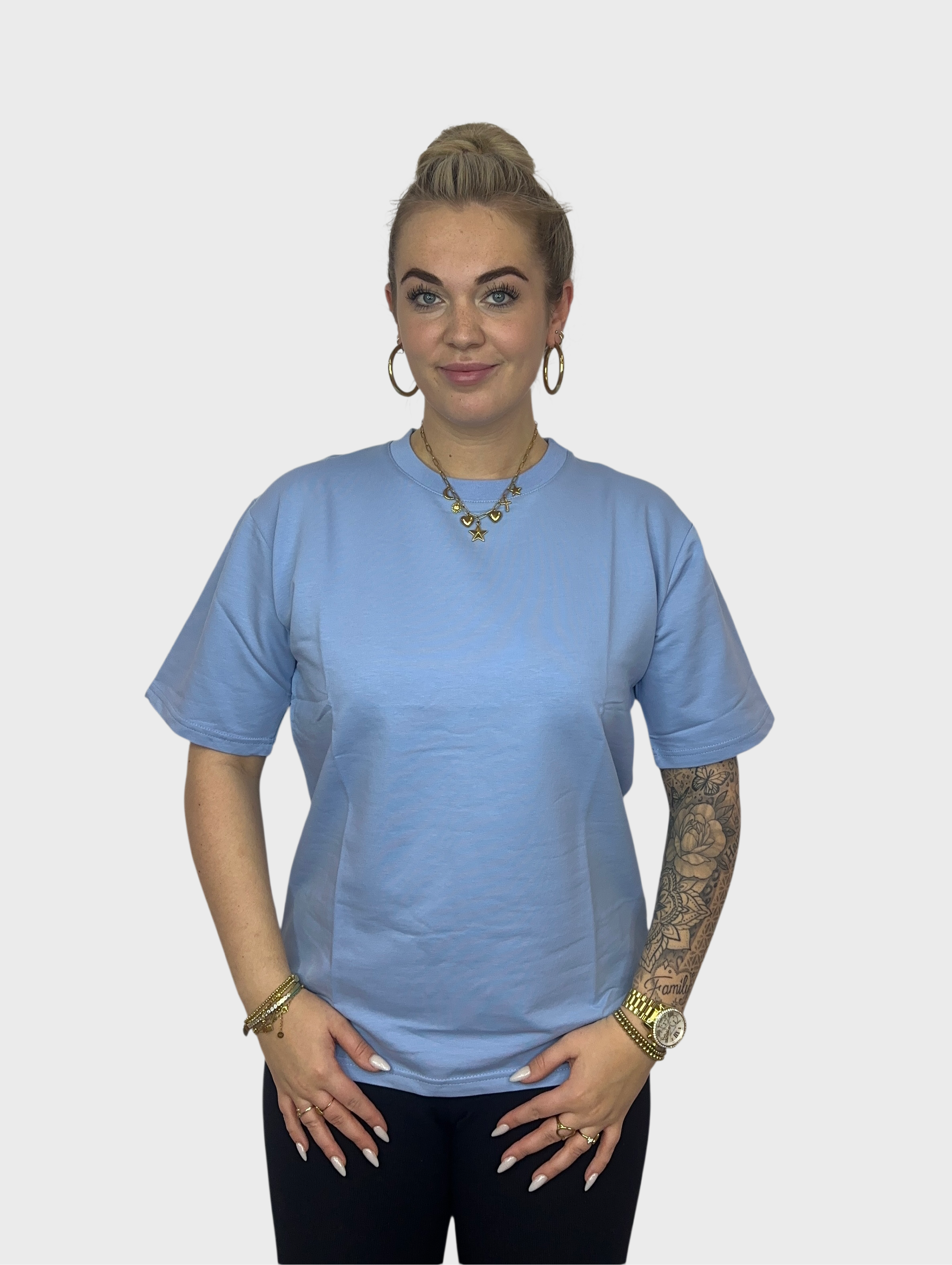Basic T-Shirt - Baby Blauw