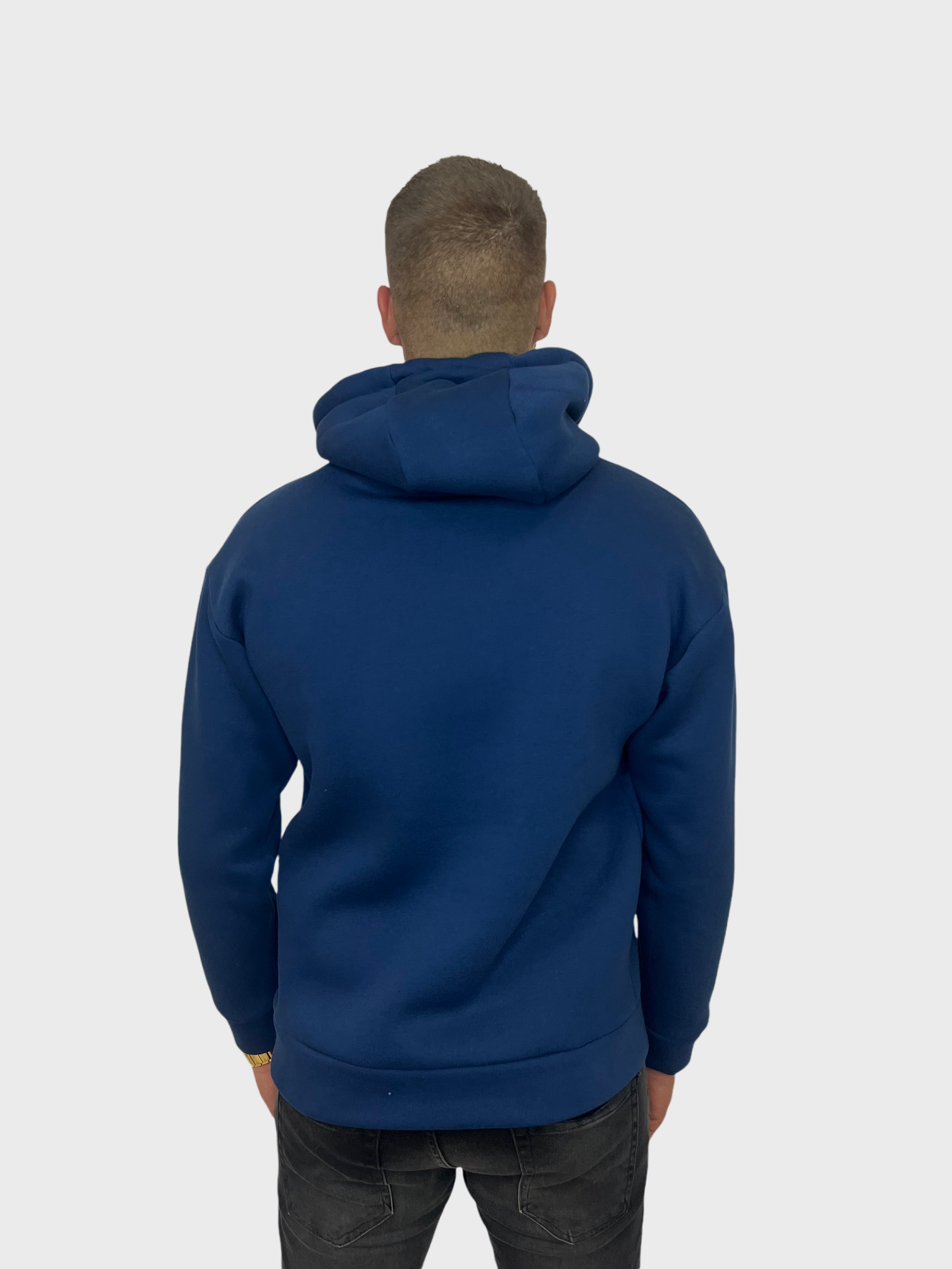Eyes Heart Hoodie - Navy met Rood