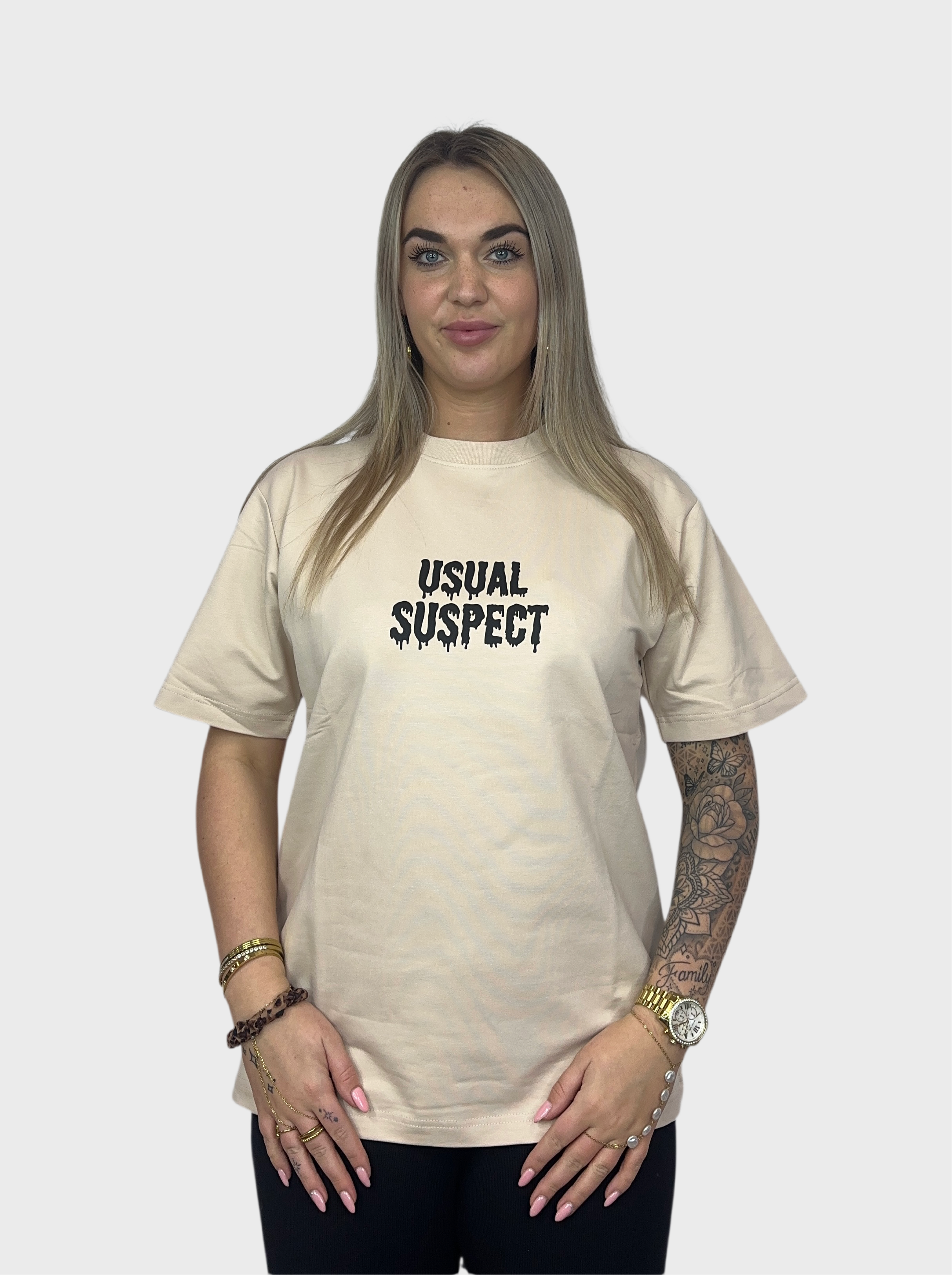 Usual Suspect T-Shirt - Beige