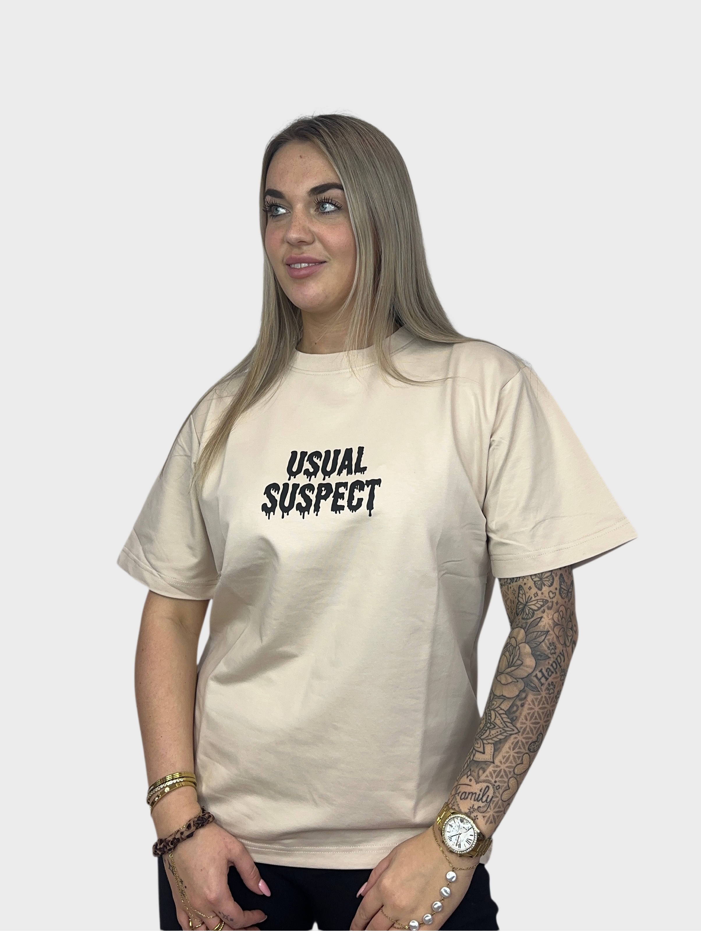 Usual Suspect T-Shirt - Beige