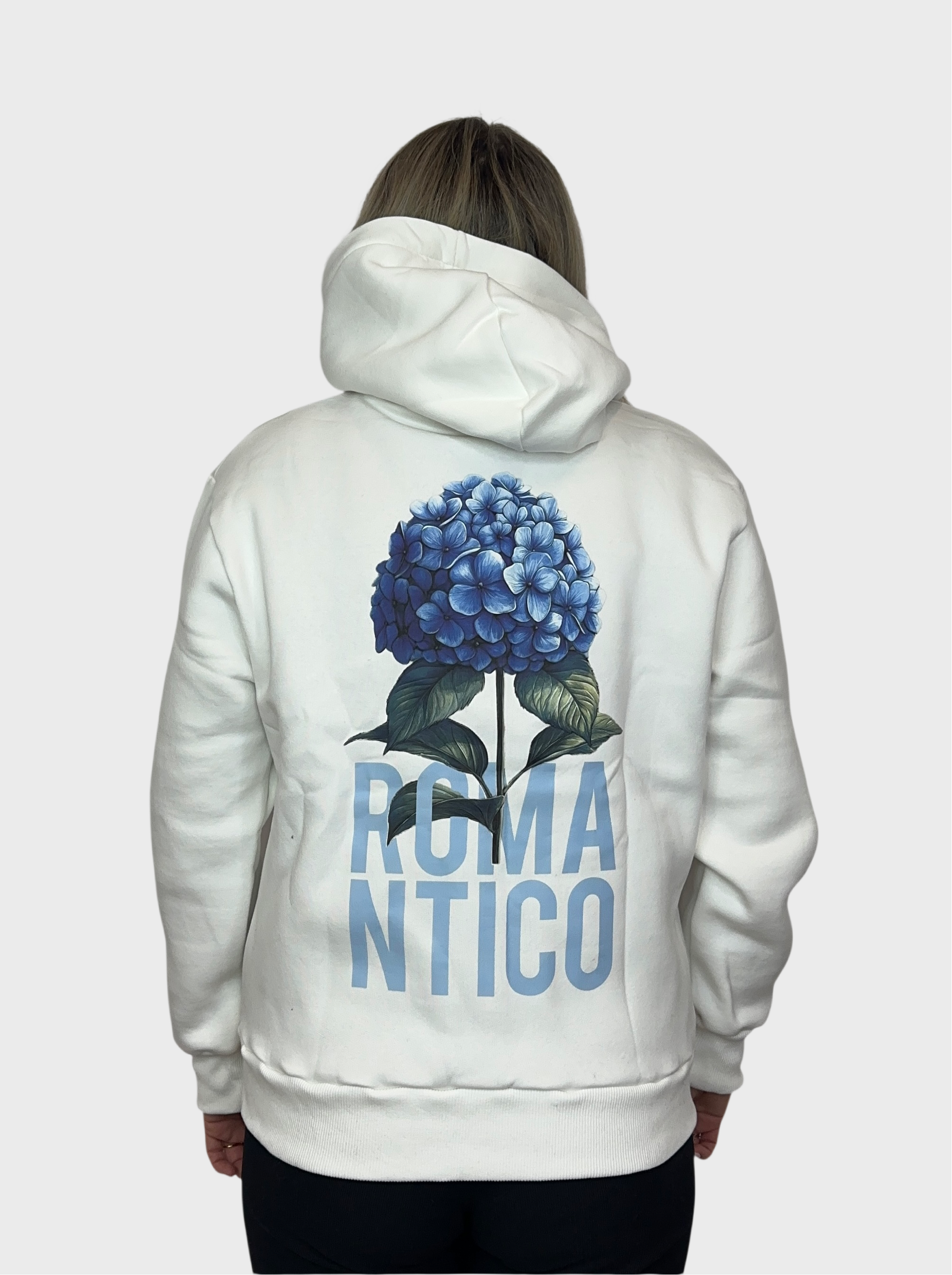 Romantica Flower Hoodie - Wit