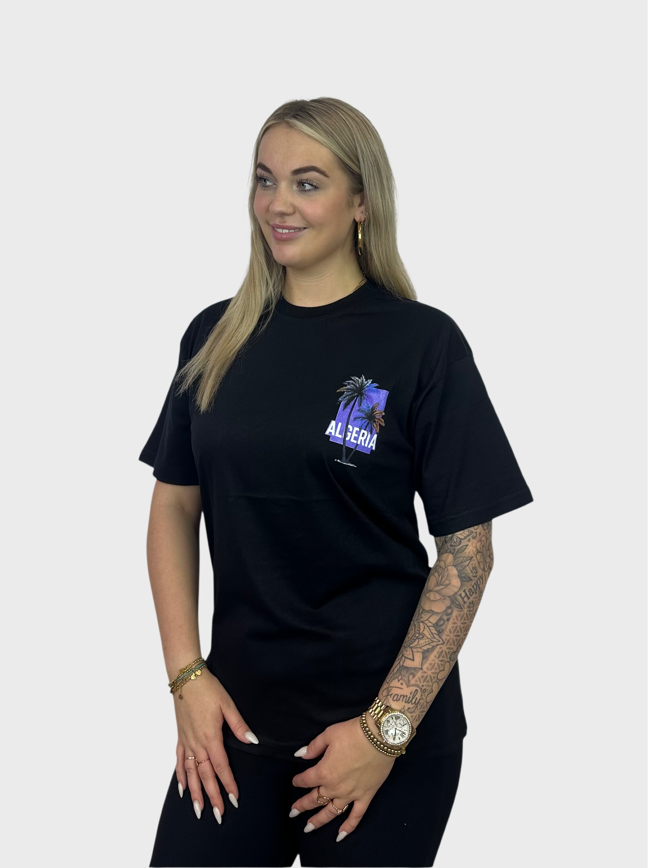 Algeria T-Shirt - Zwart