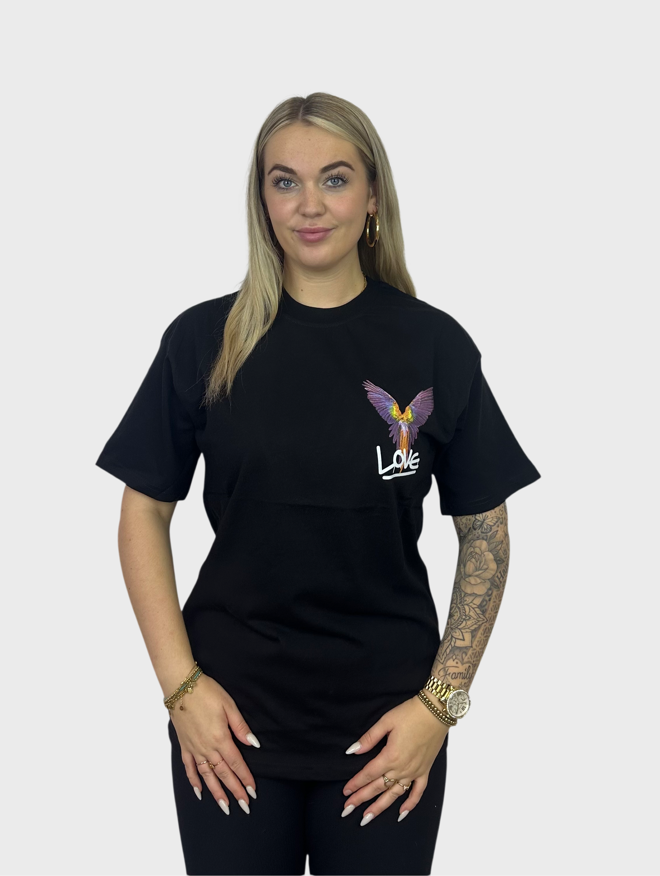 Love Paradise T-Shirt - Zwart