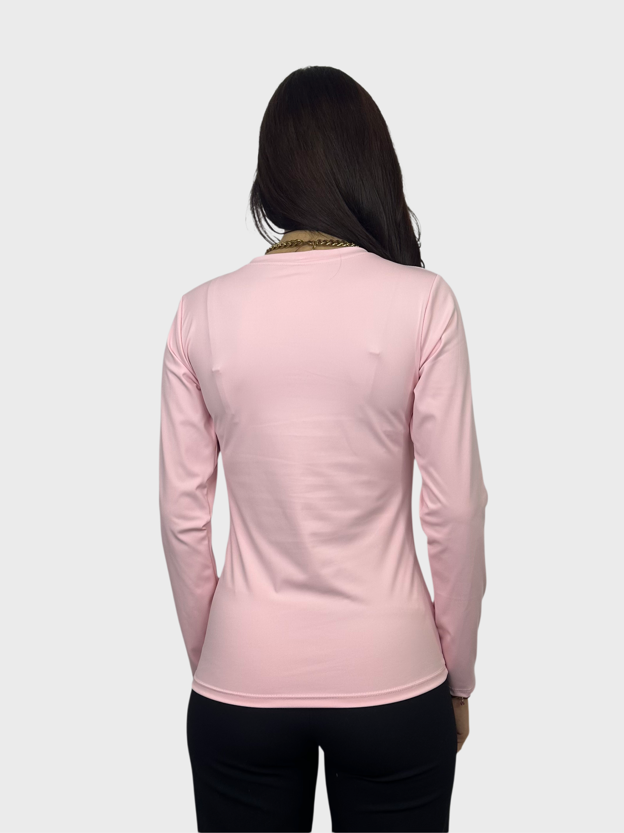 Basic Longsleeve Top - Roze