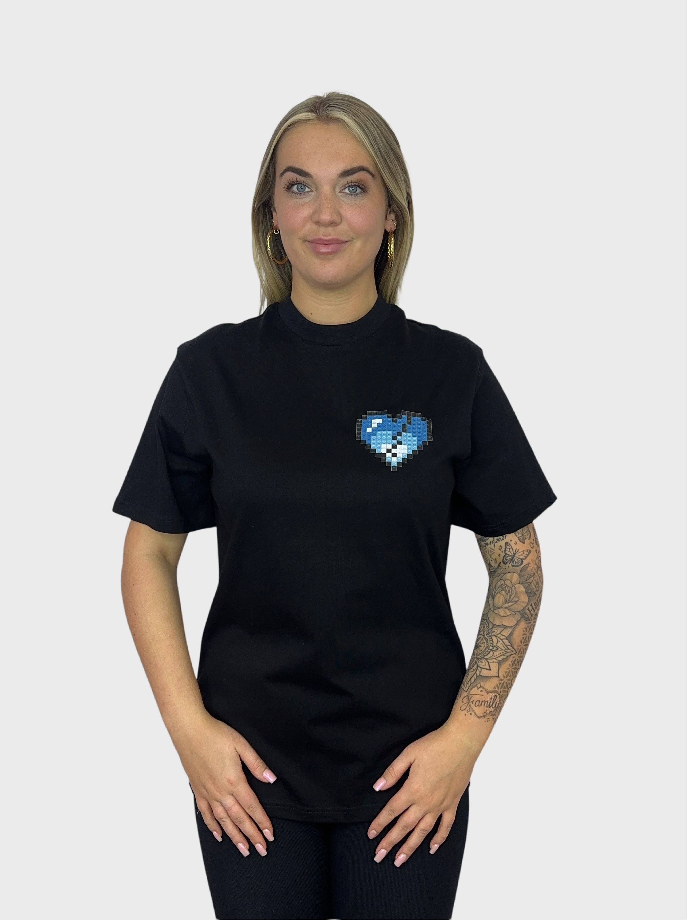 Blue Logo T-Shirt - Zwart