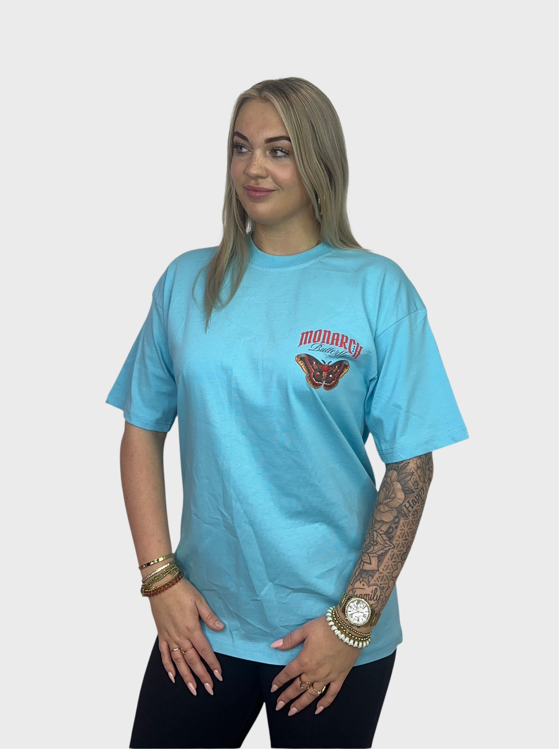 Monarch Butterfly T-Shirt - Blauw