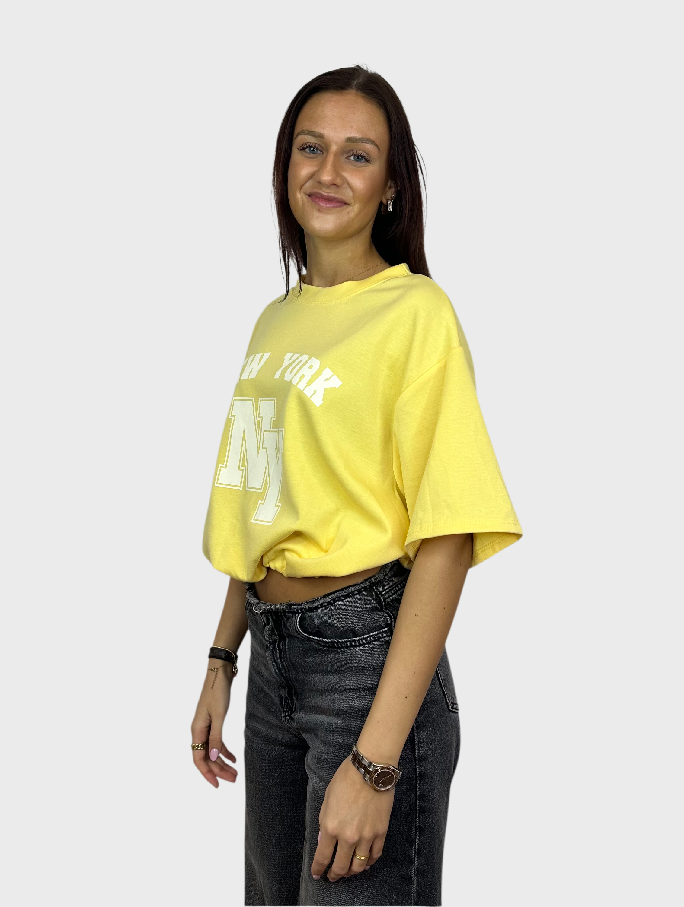 New York Top - Geel