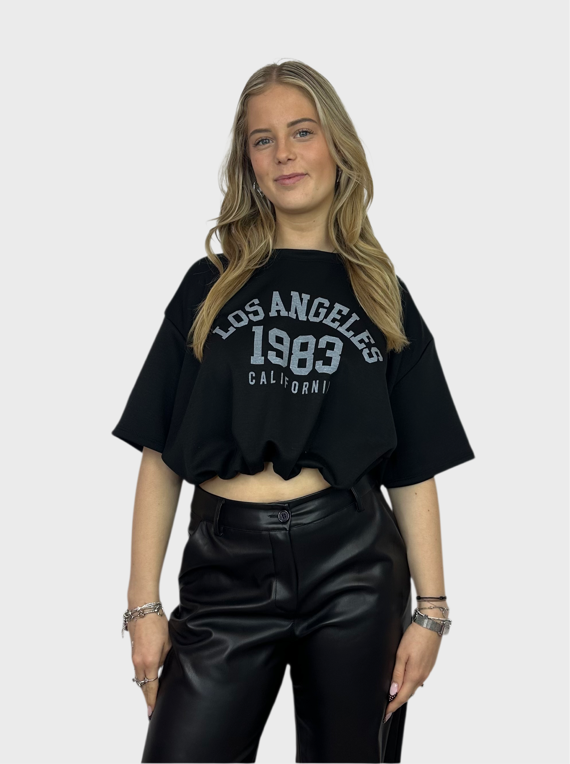 LA 1983 Top - Zwart
