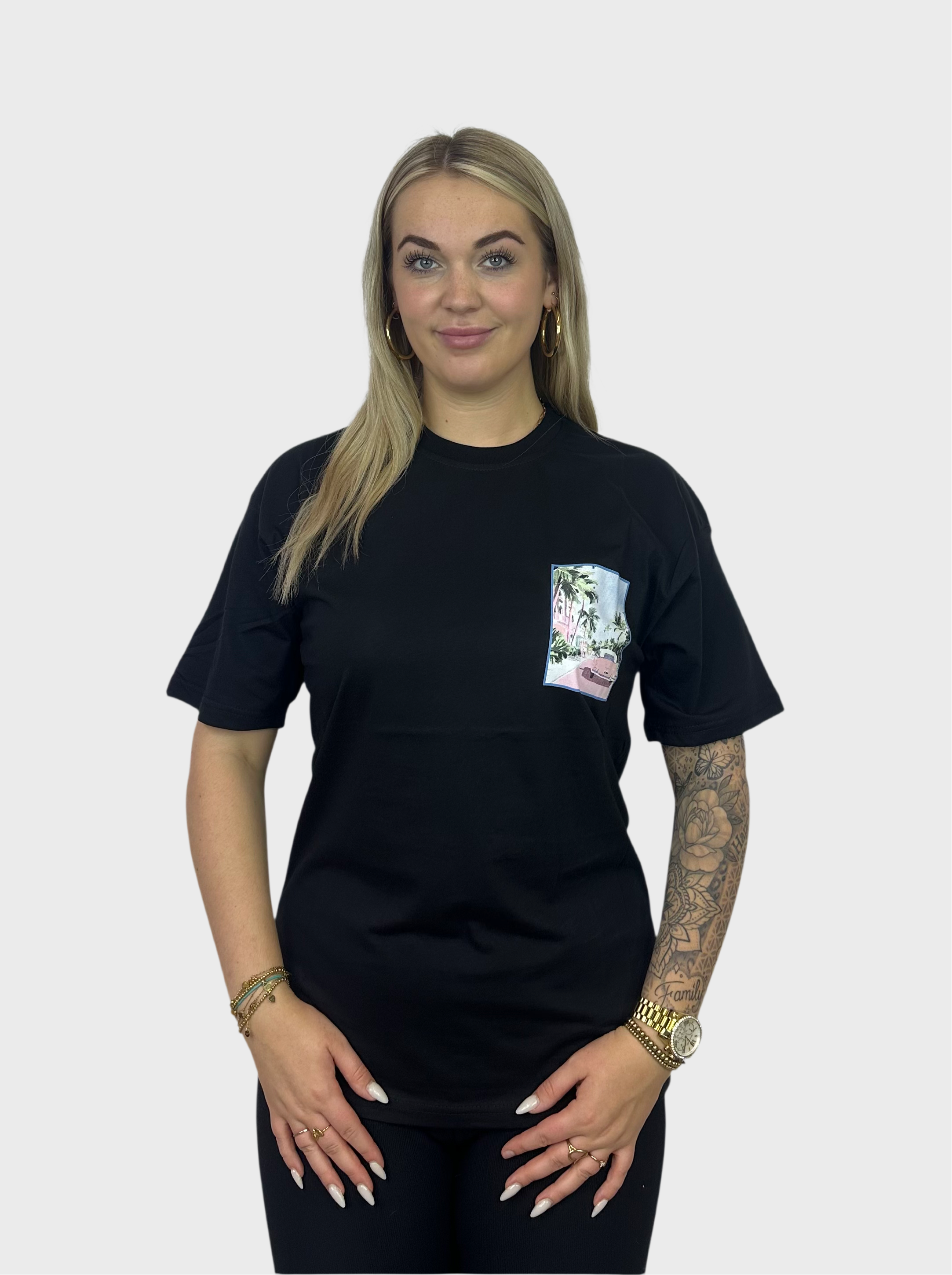 De Casablanca T-Shirt - Zwart