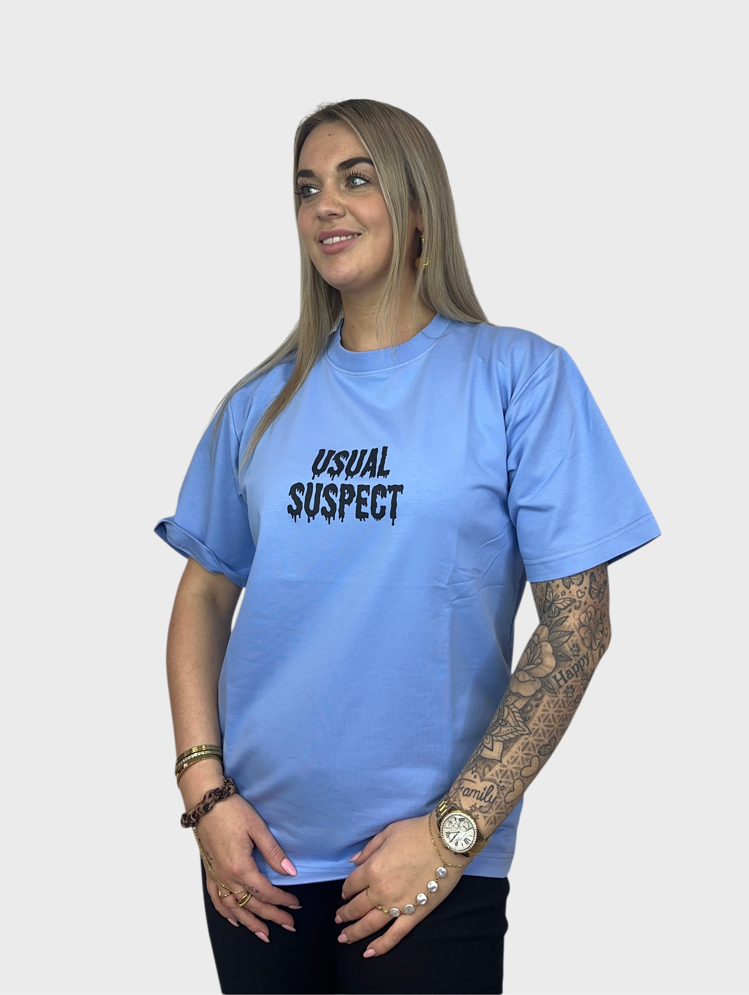 Usual Suspect T-Shirt - Baby Blauw