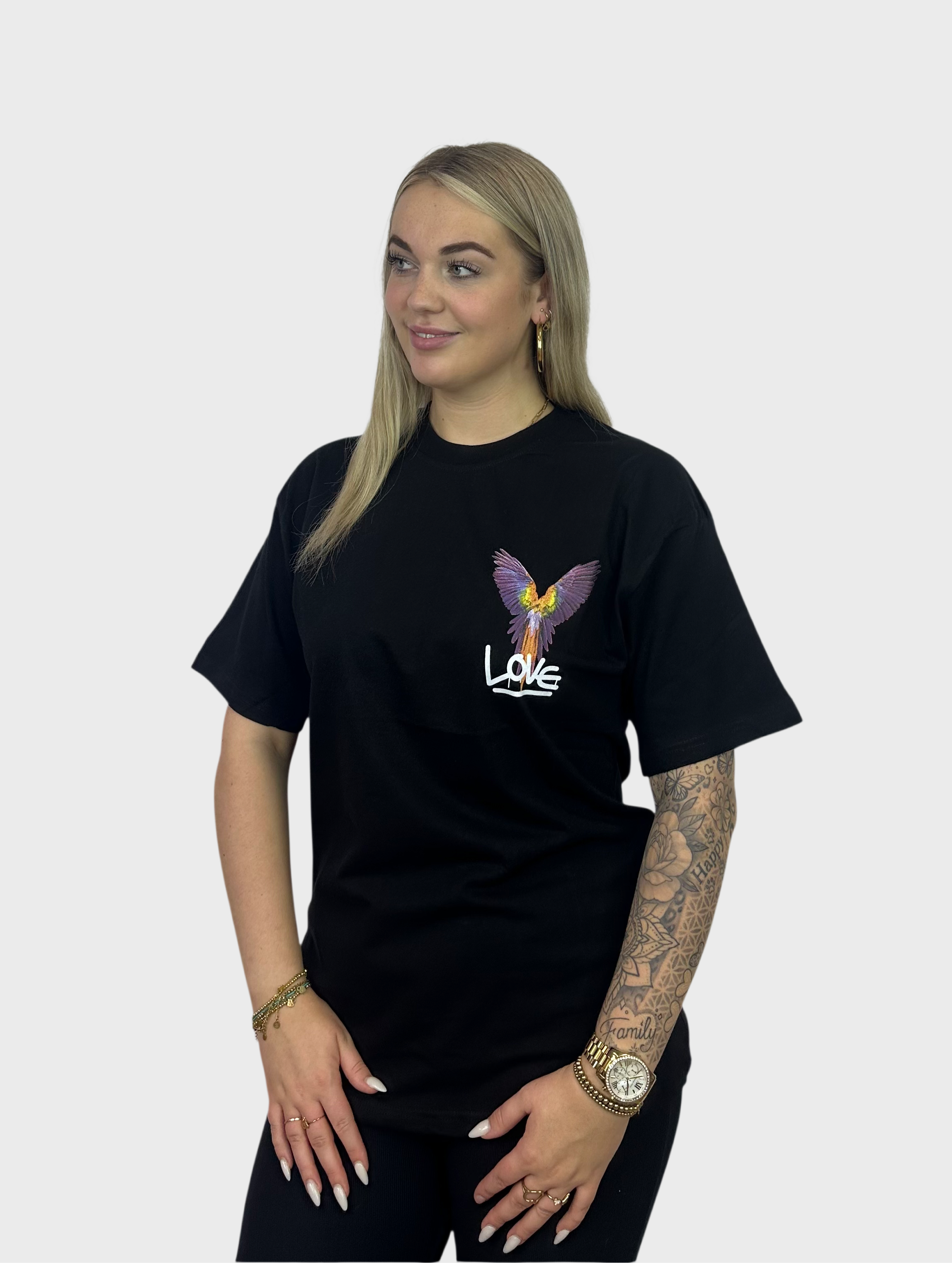 Love Paradise T-Shirt - Zwart