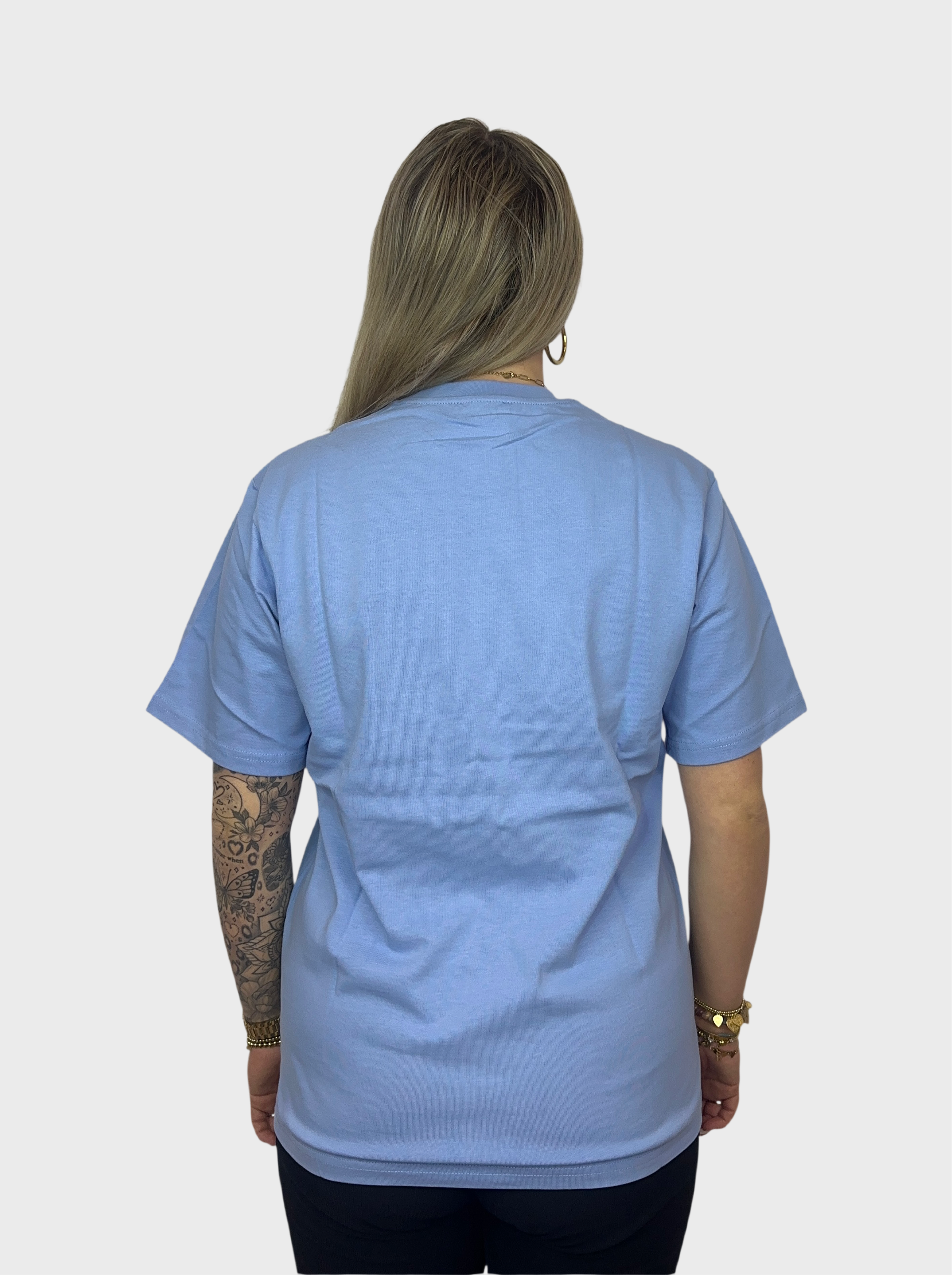 Clasica Heart T-Shirt - Baby Blauw
