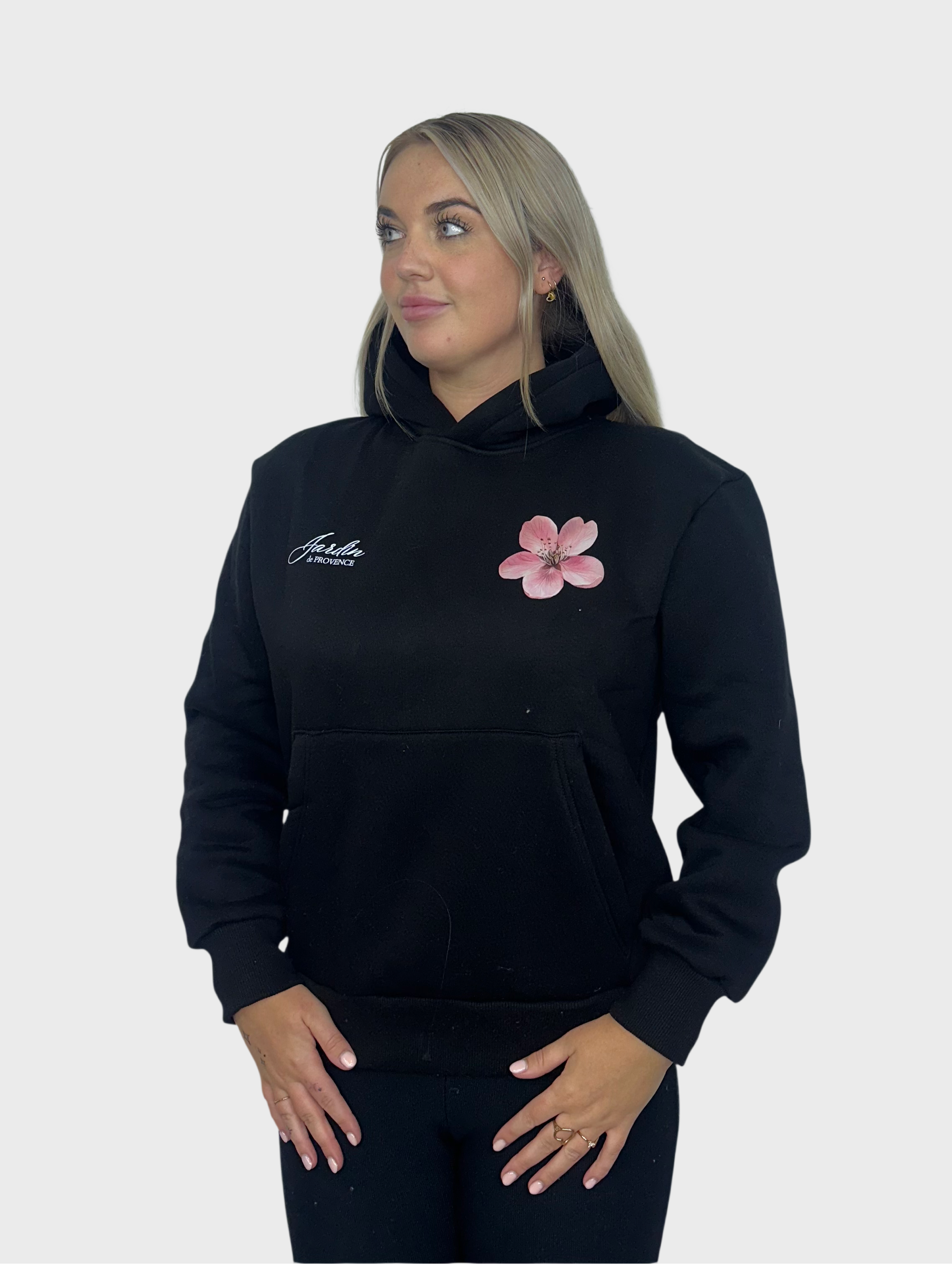 Jardin Flower Hoodie - Zwart