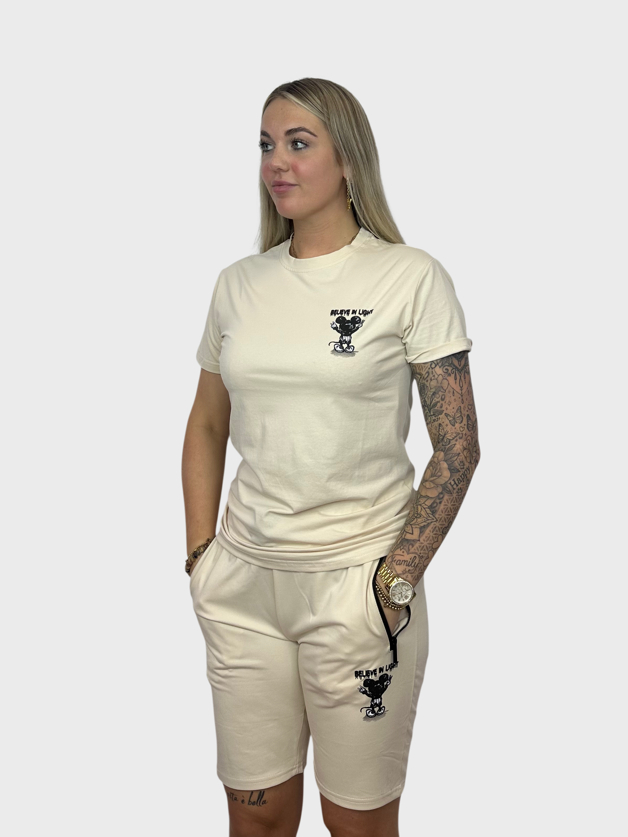 Mickey Summer Set - Beige