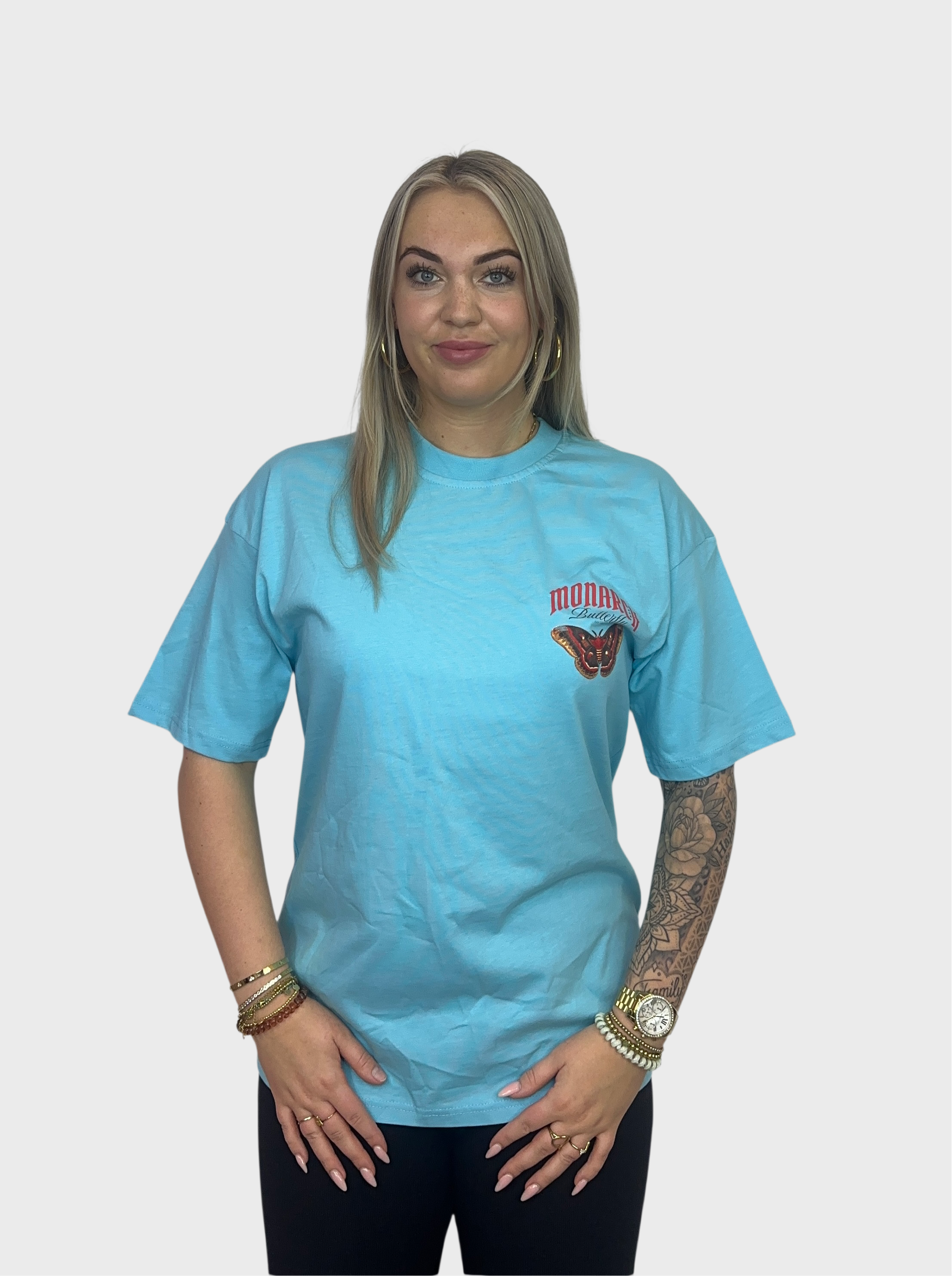 Monarch Butterfly T-Shirt - Blauw