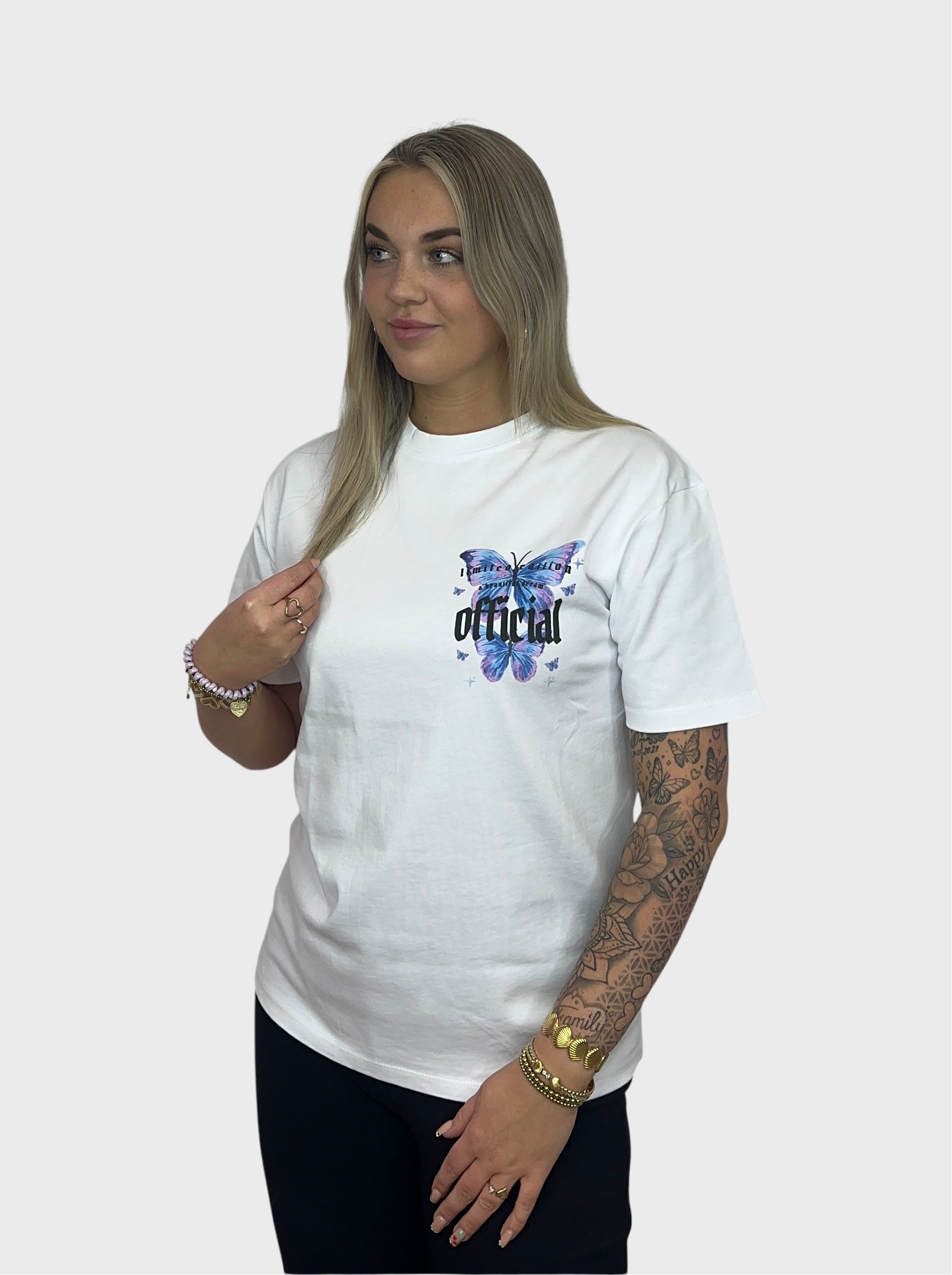 Official Butterfly T-Shirt - Wit