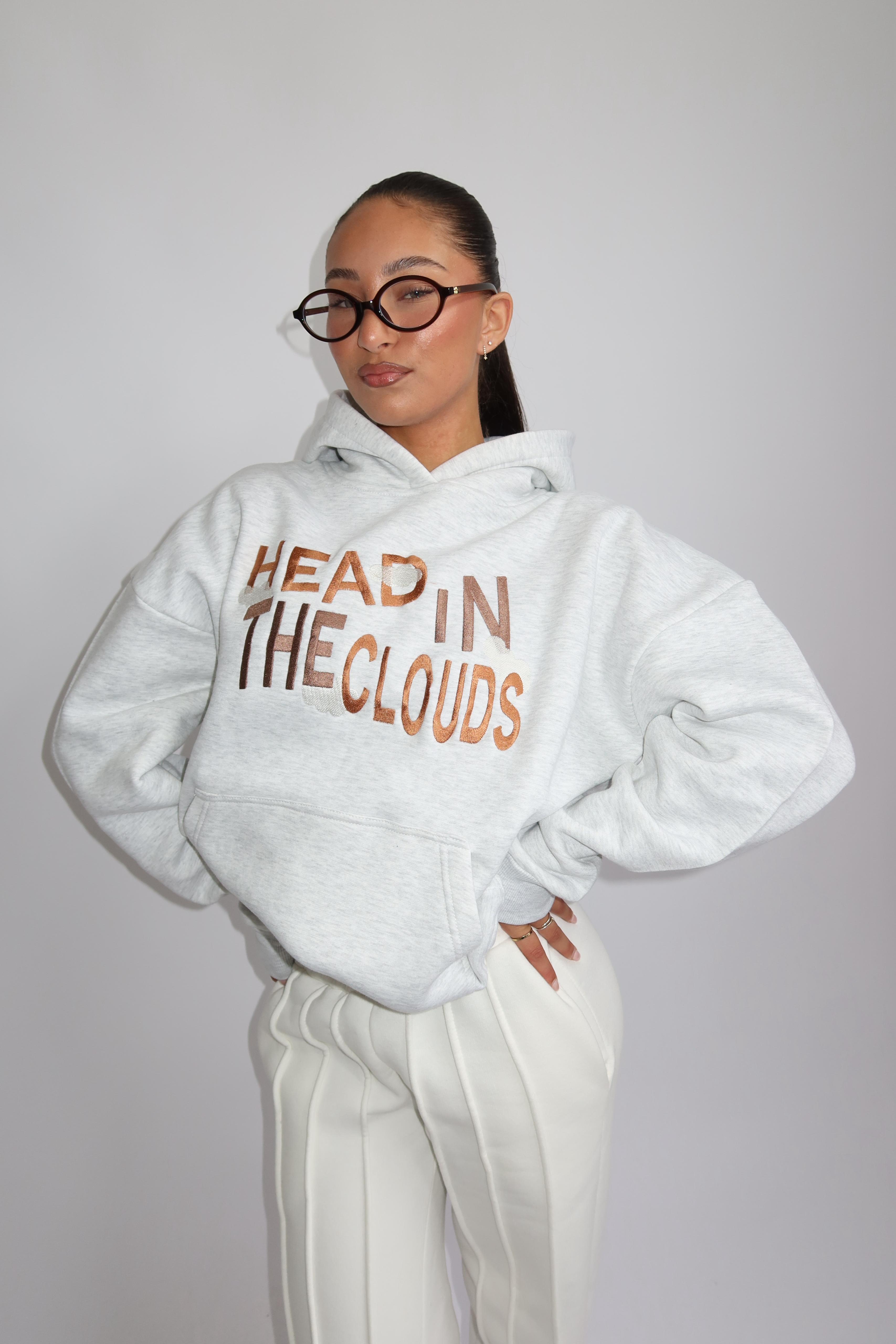 Clouds Hoodie - Licht Grijs