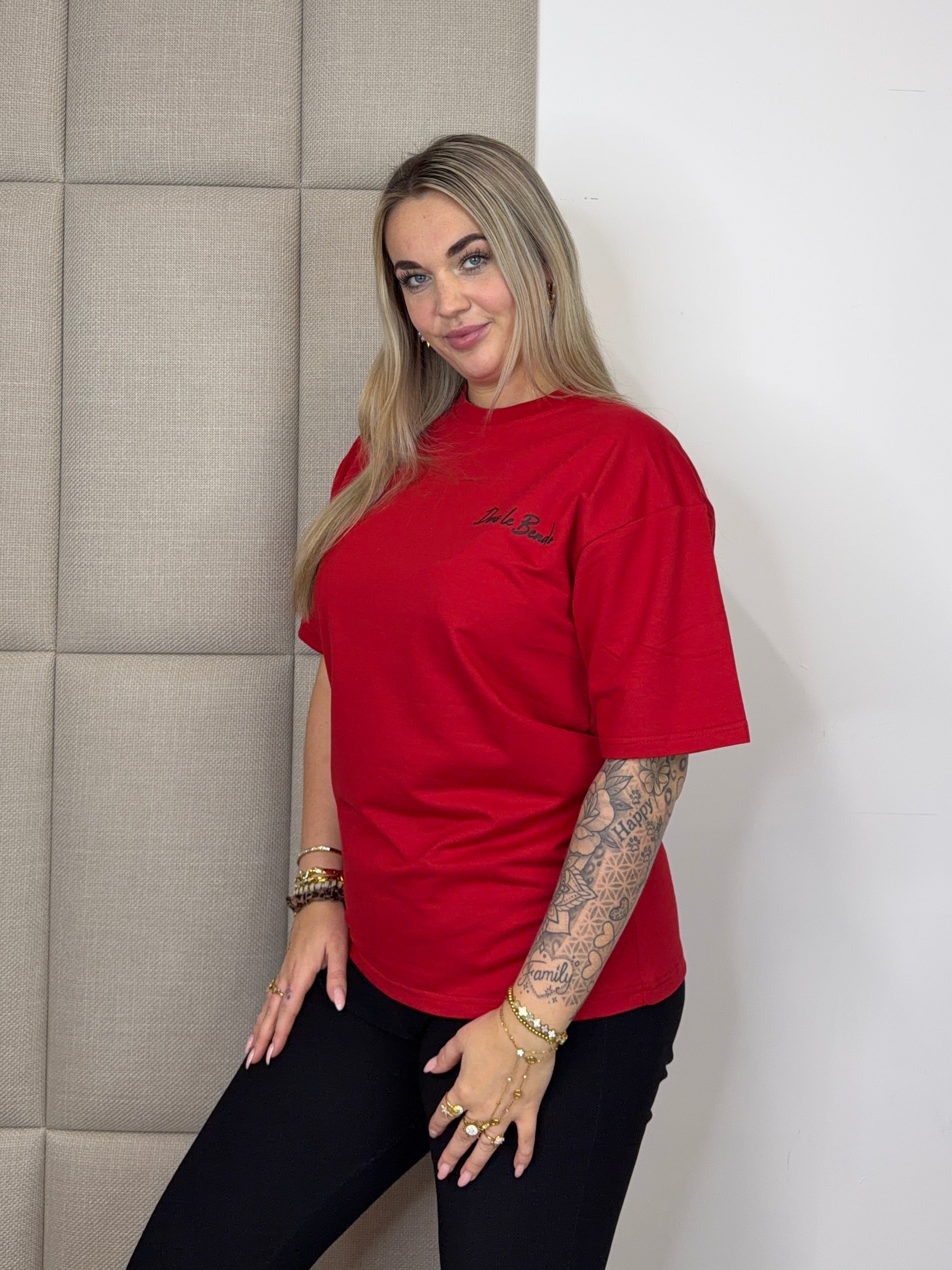 Teddy T-Shirt - Rood