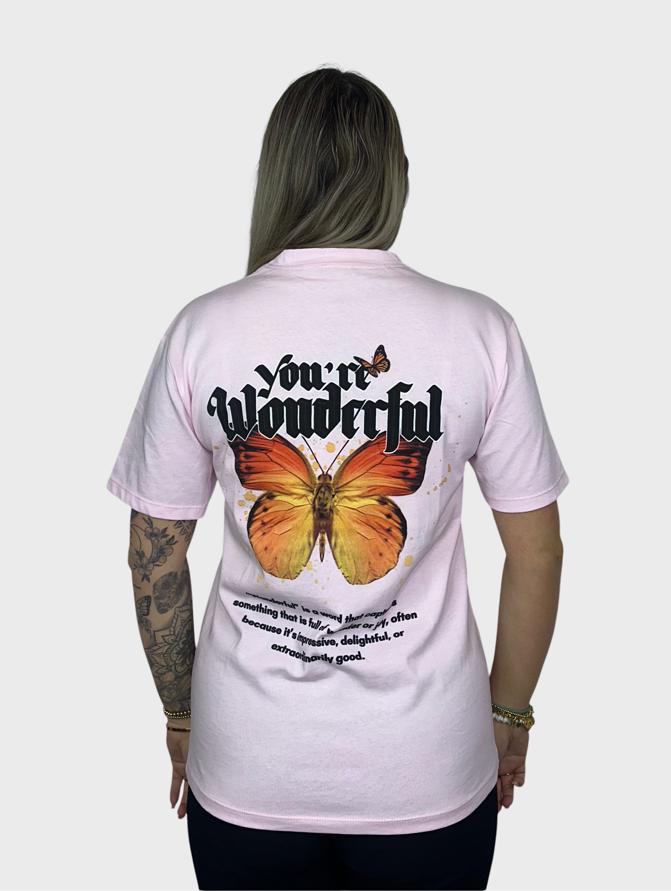 You’re Wonderful T-Shirt - Roze