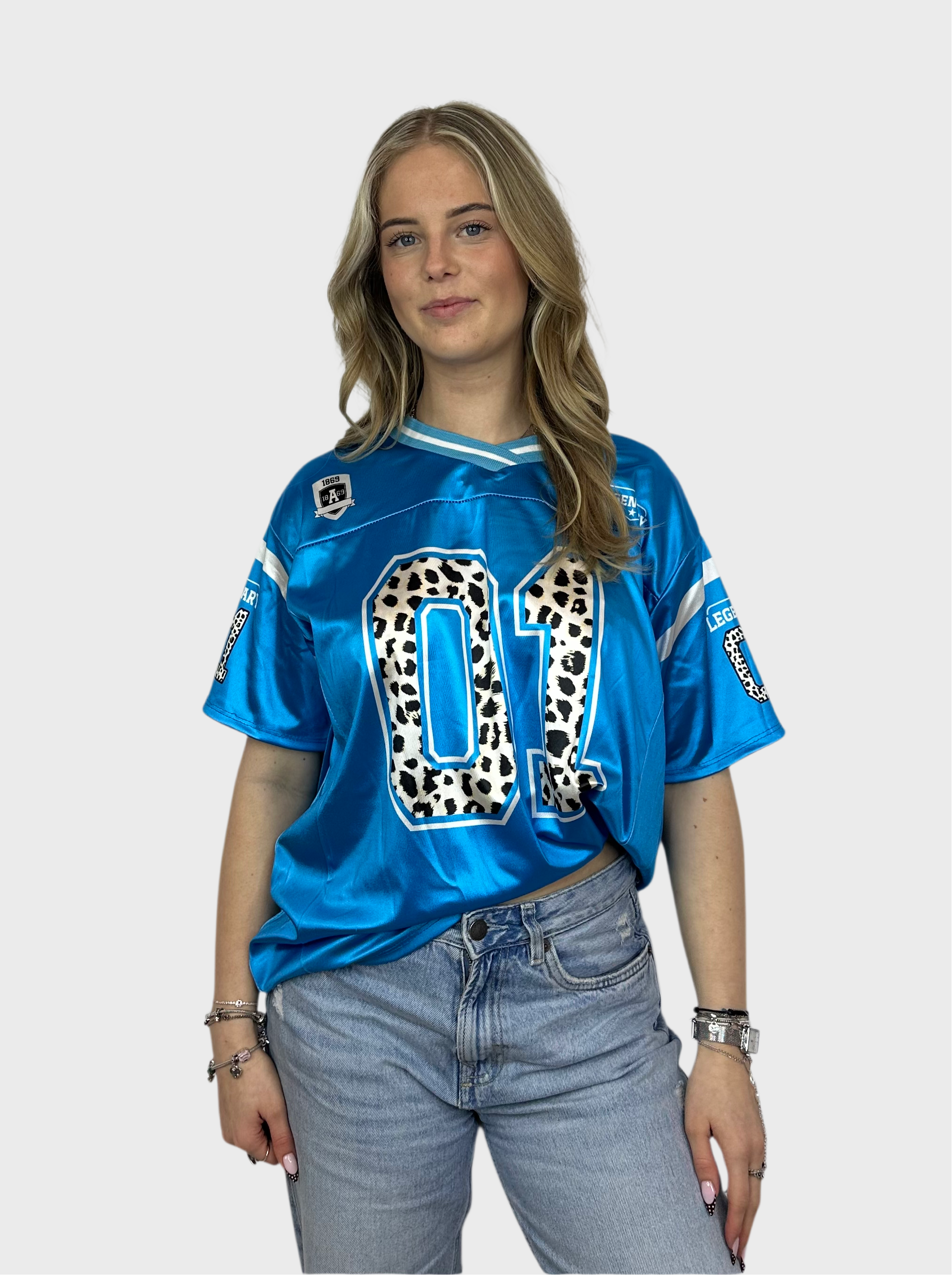 Legendary Jersey T-Shirt - Ocean Blauw