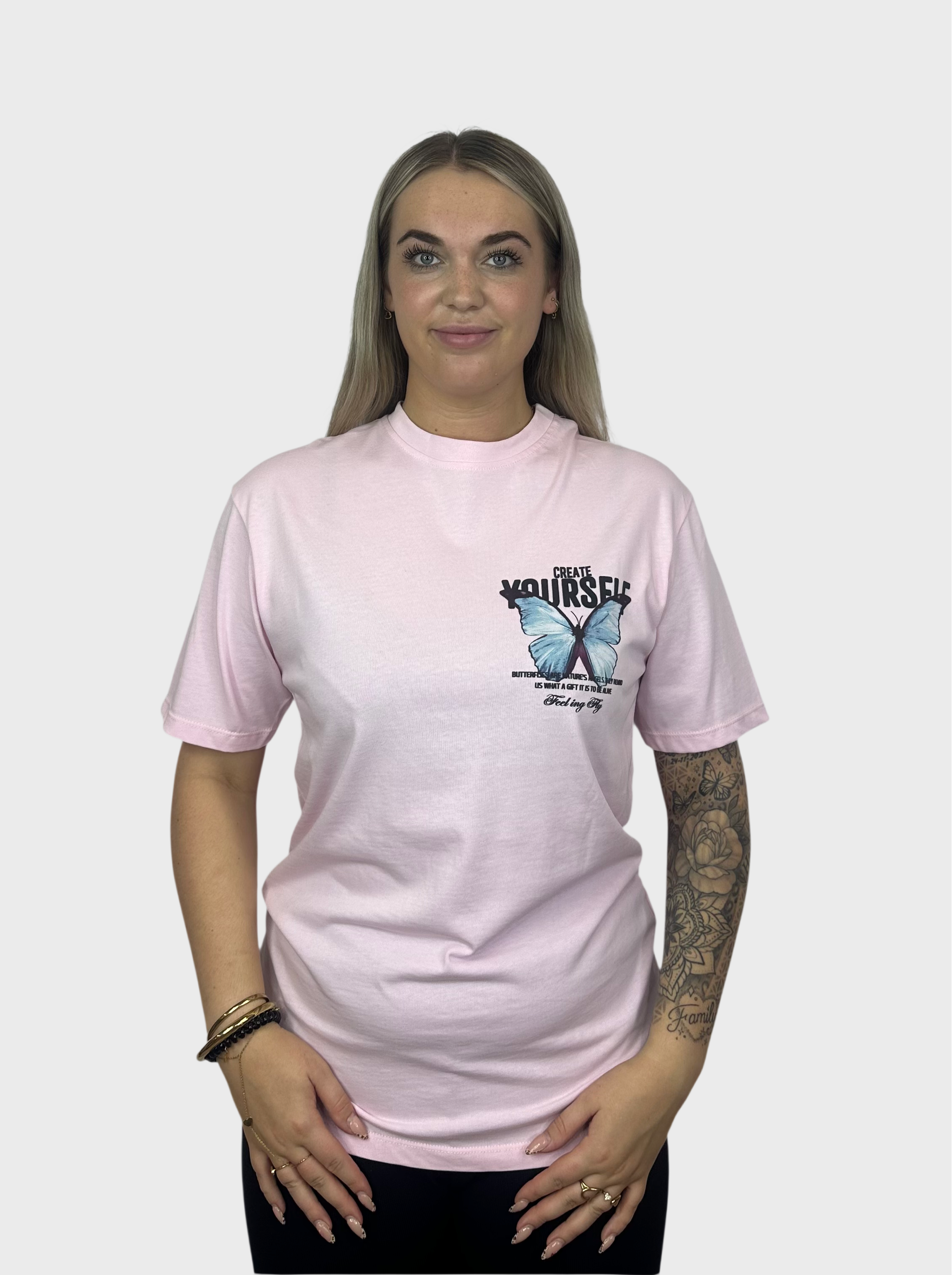 Love Yourself Shirt - Roze