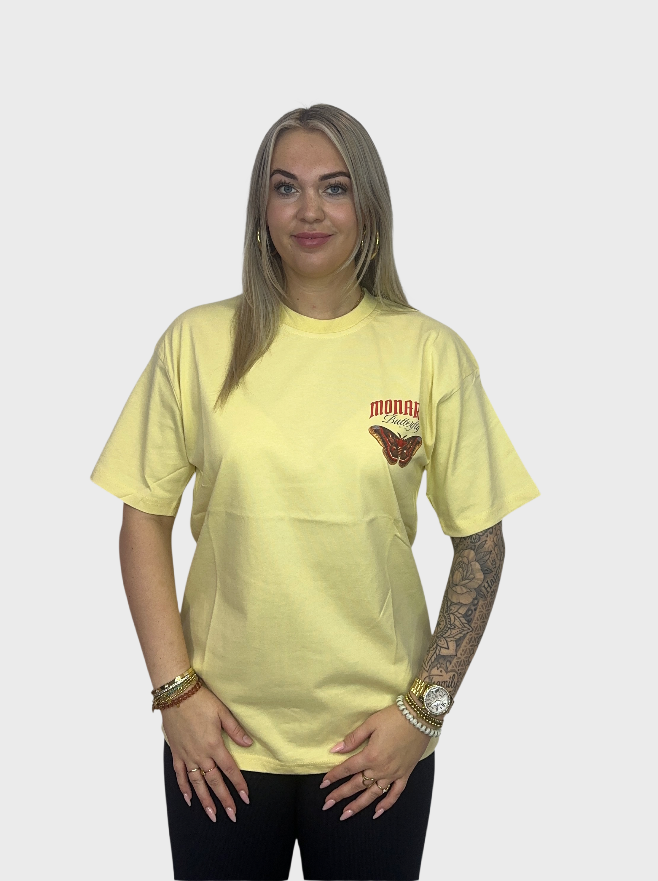 Monarch Butterfly T-Shirt - Butter Yellow