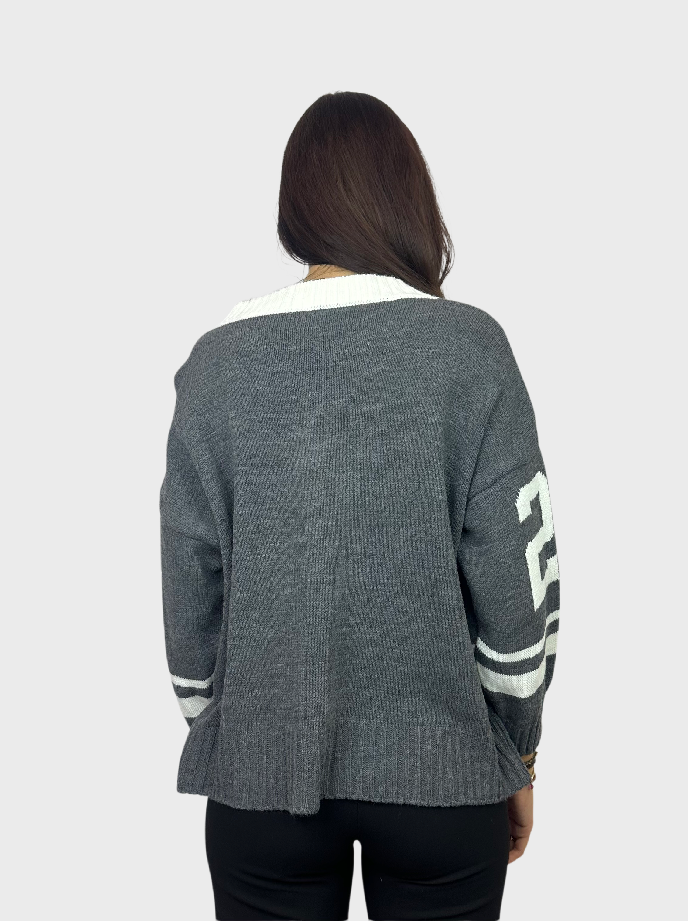 Stars 23 Sweater - Grijs