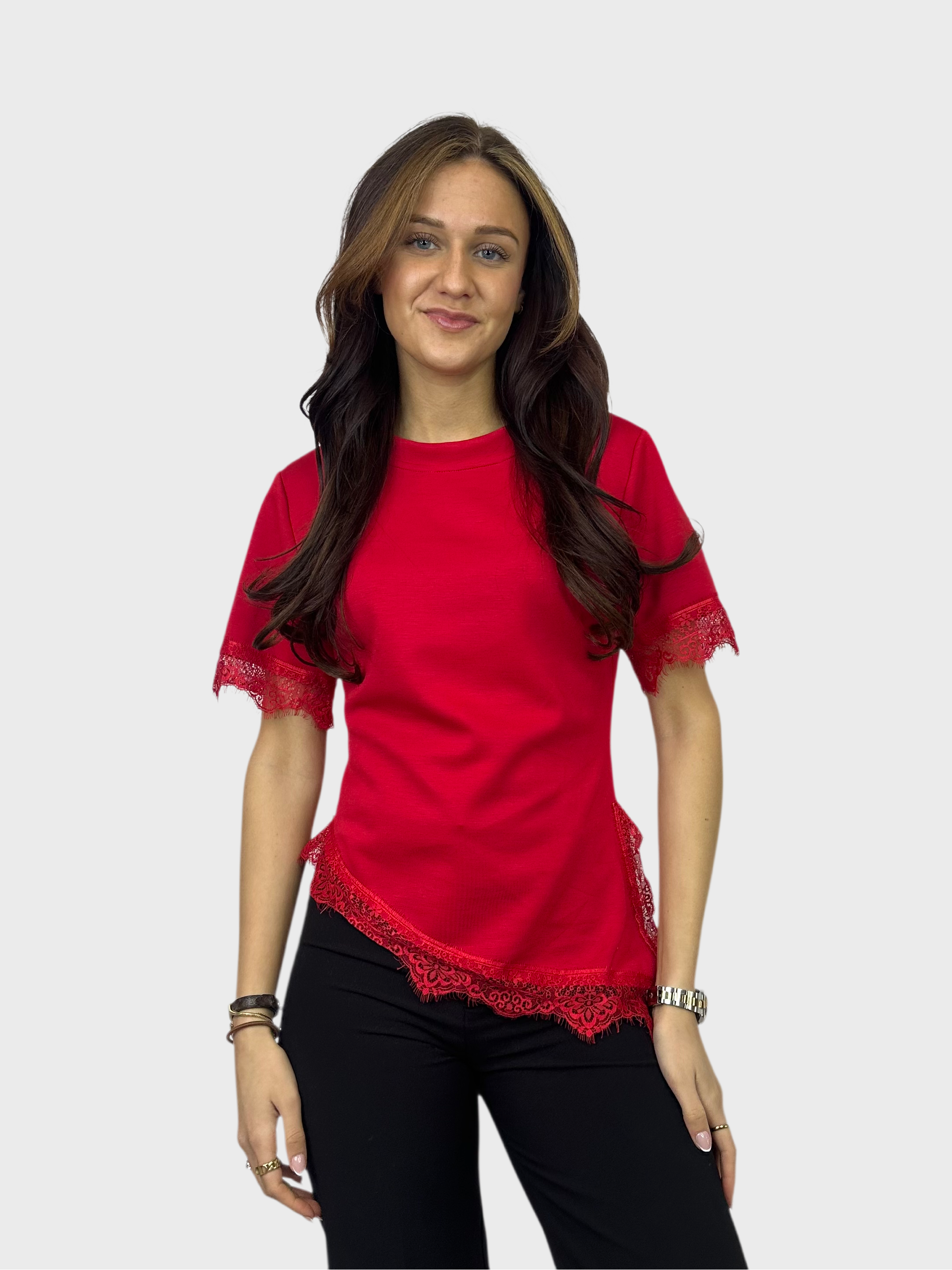 Celina Top - Rood