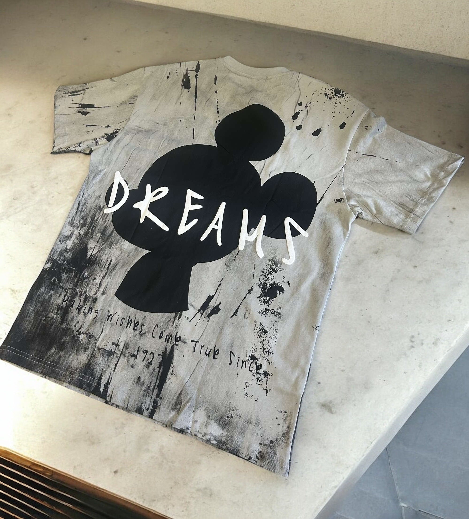 Mikkey T-Shirt - Grijs Gevlekt