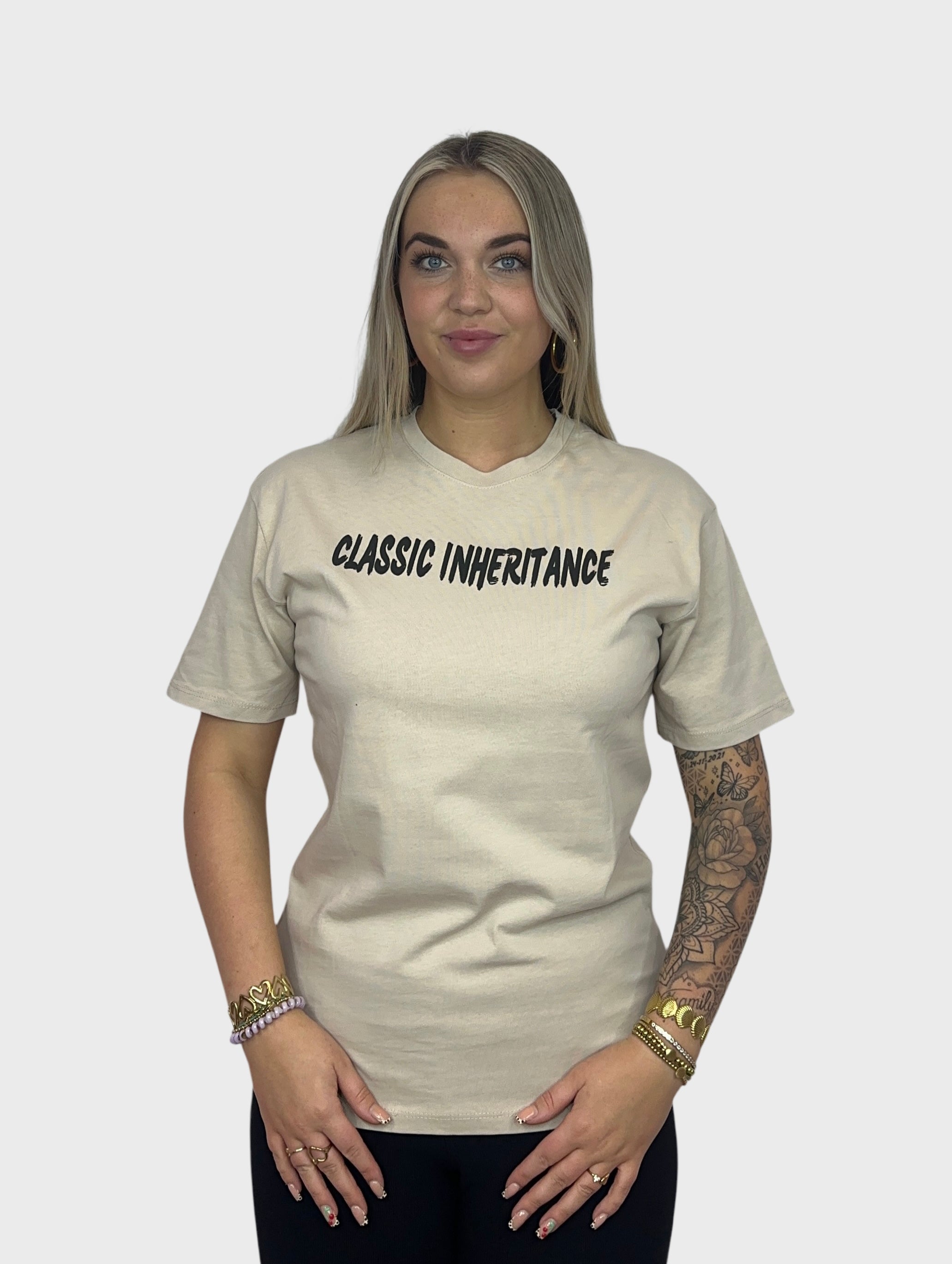 Classic Butterfly T-Shirt - Beige