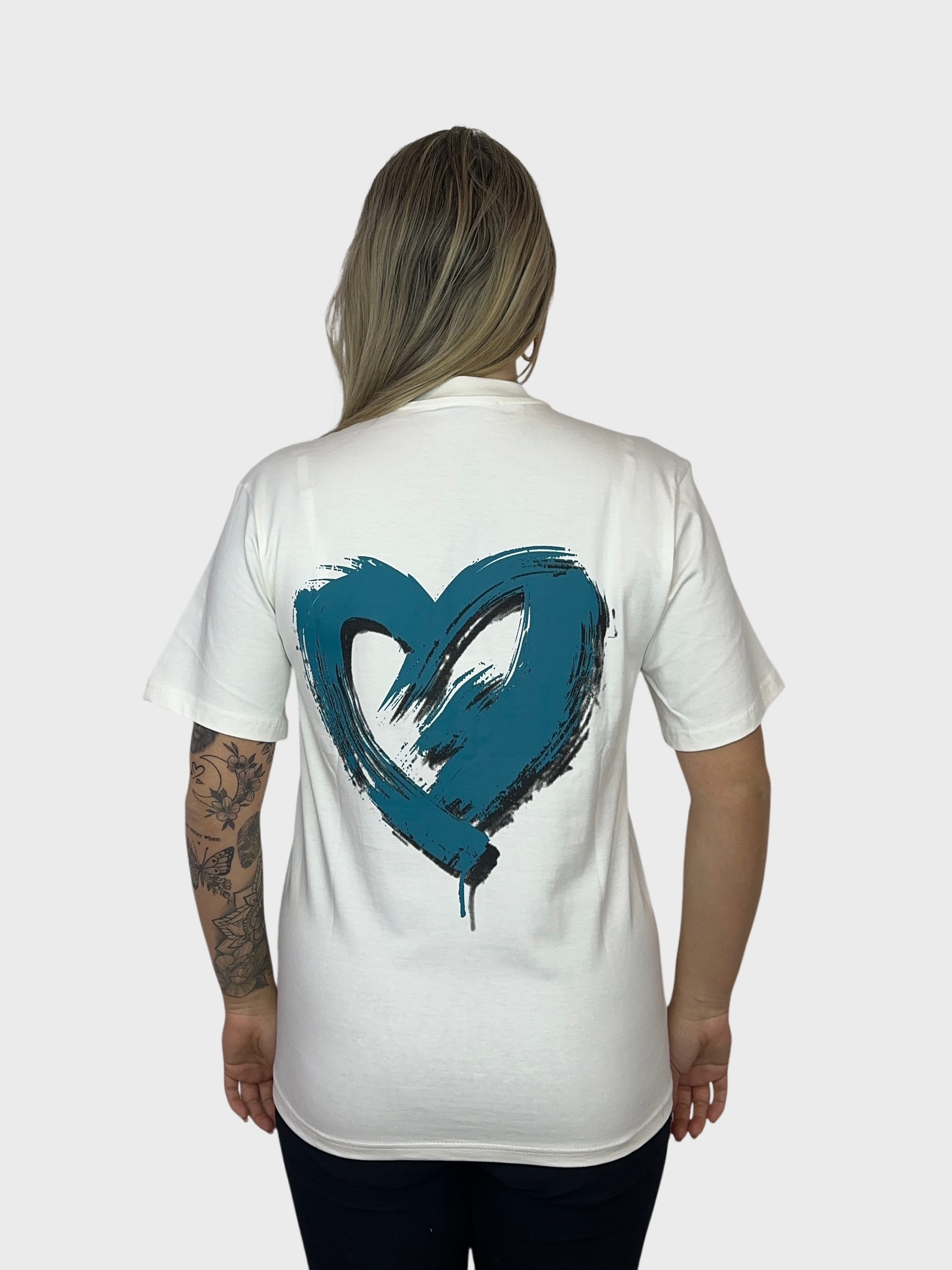 Love Hart T-Shirt - Wit