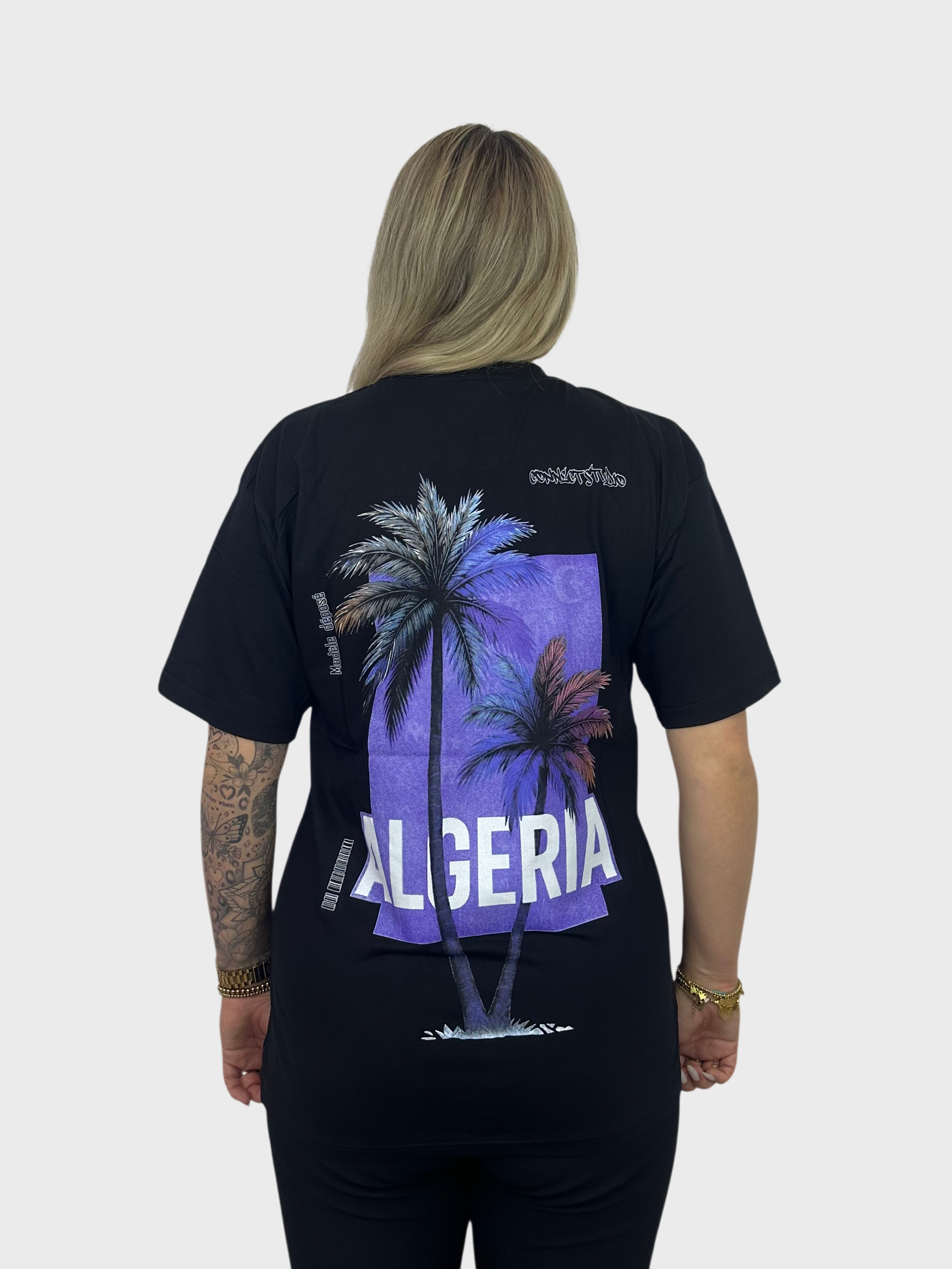 Algeria T-Shirt - Zwart