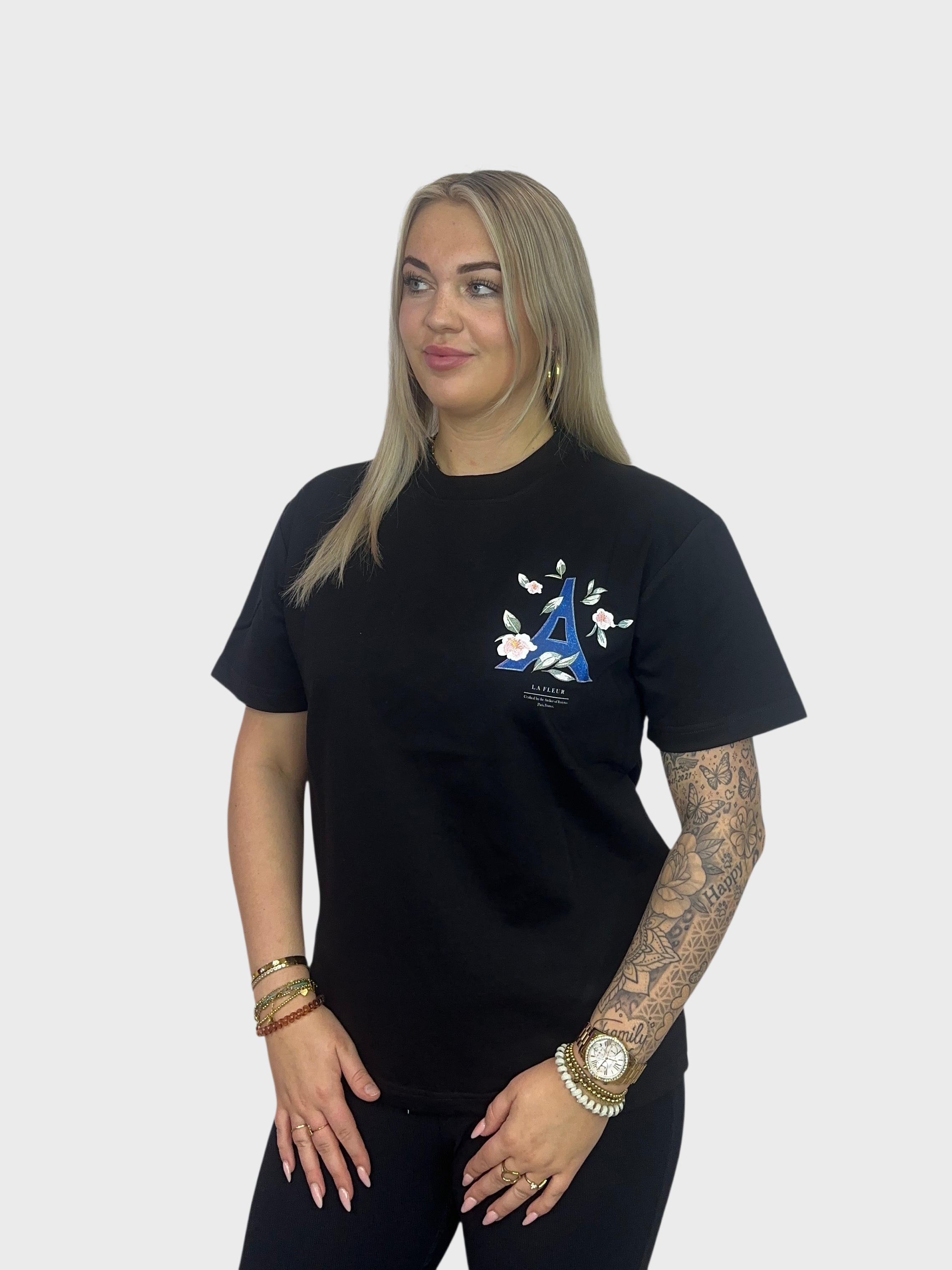 La Fleure T-Shirt - Zwart