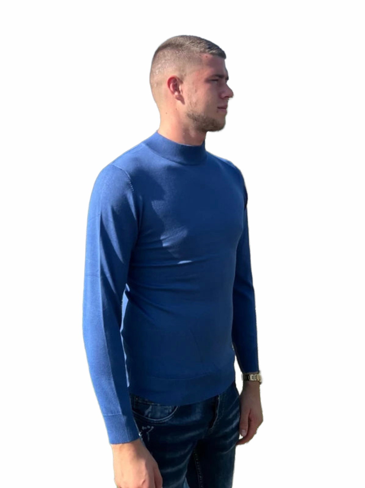 Basic Coltrui - Blauw - Flexxfashion Flexxfashion Basic Coltrui - Blauw