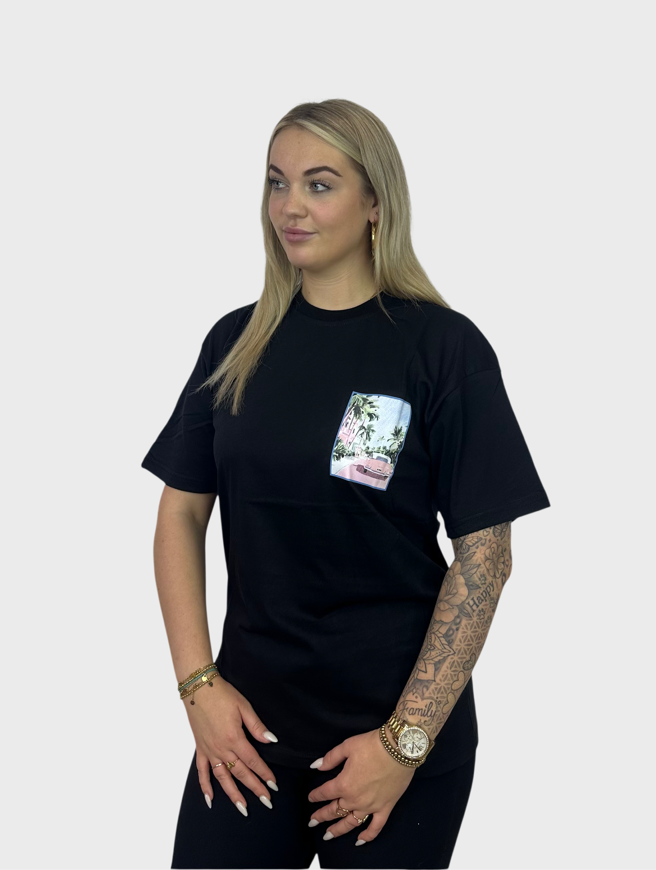 De Casablanca T-Shirt - Zwart