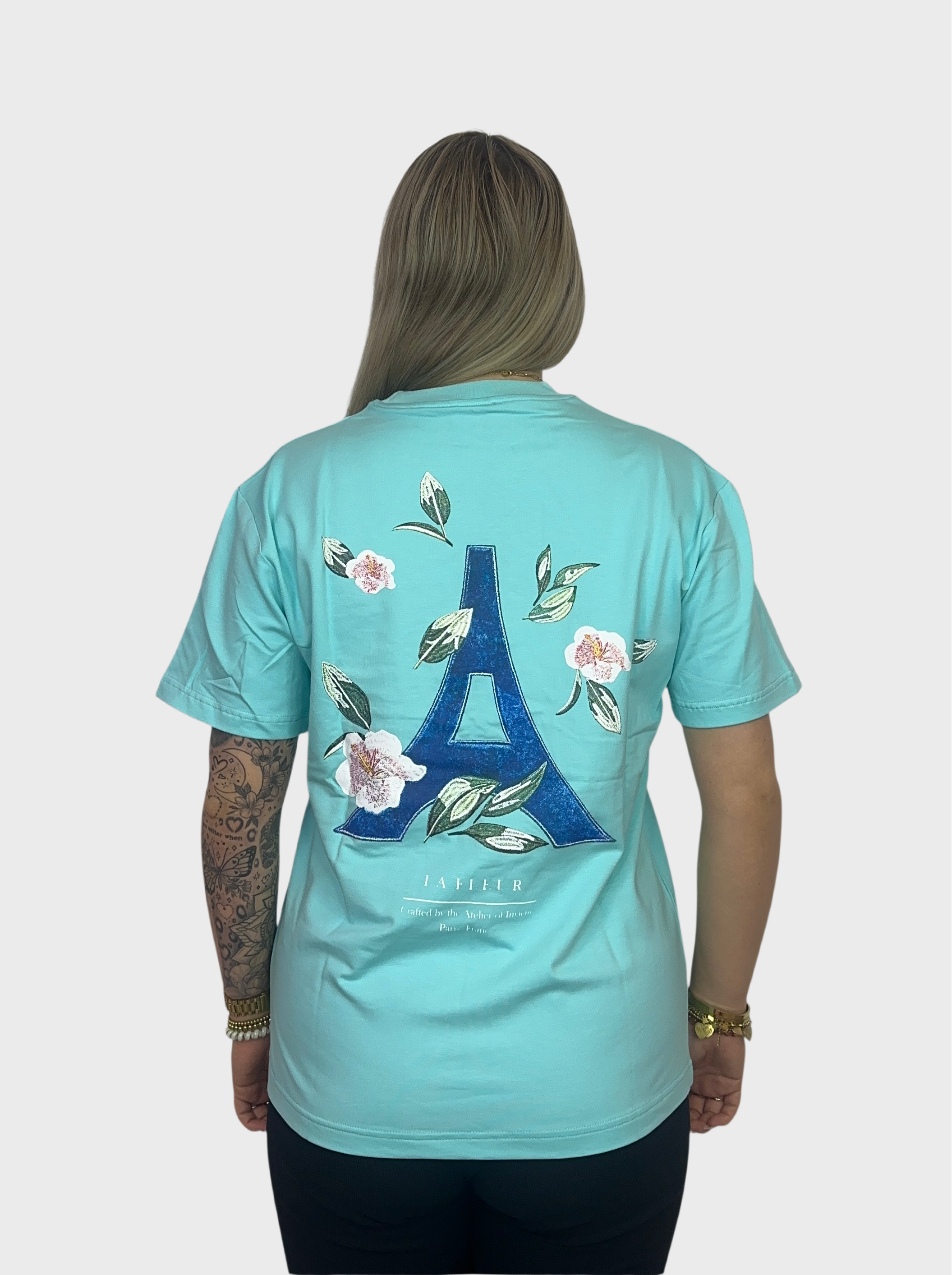 La Fleure T-Shirt - Blauw