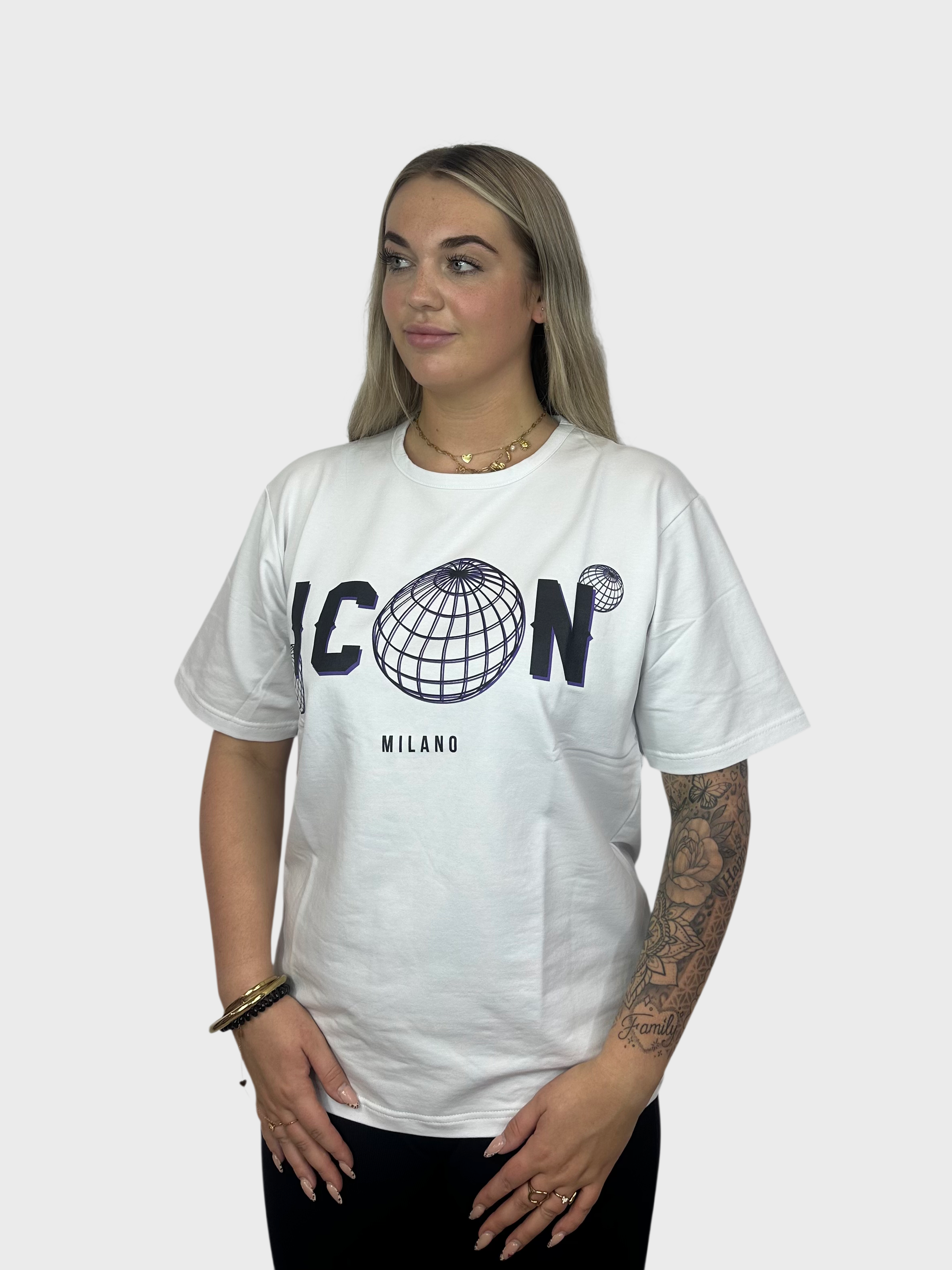 IC🪩N T-Shirt - Wit