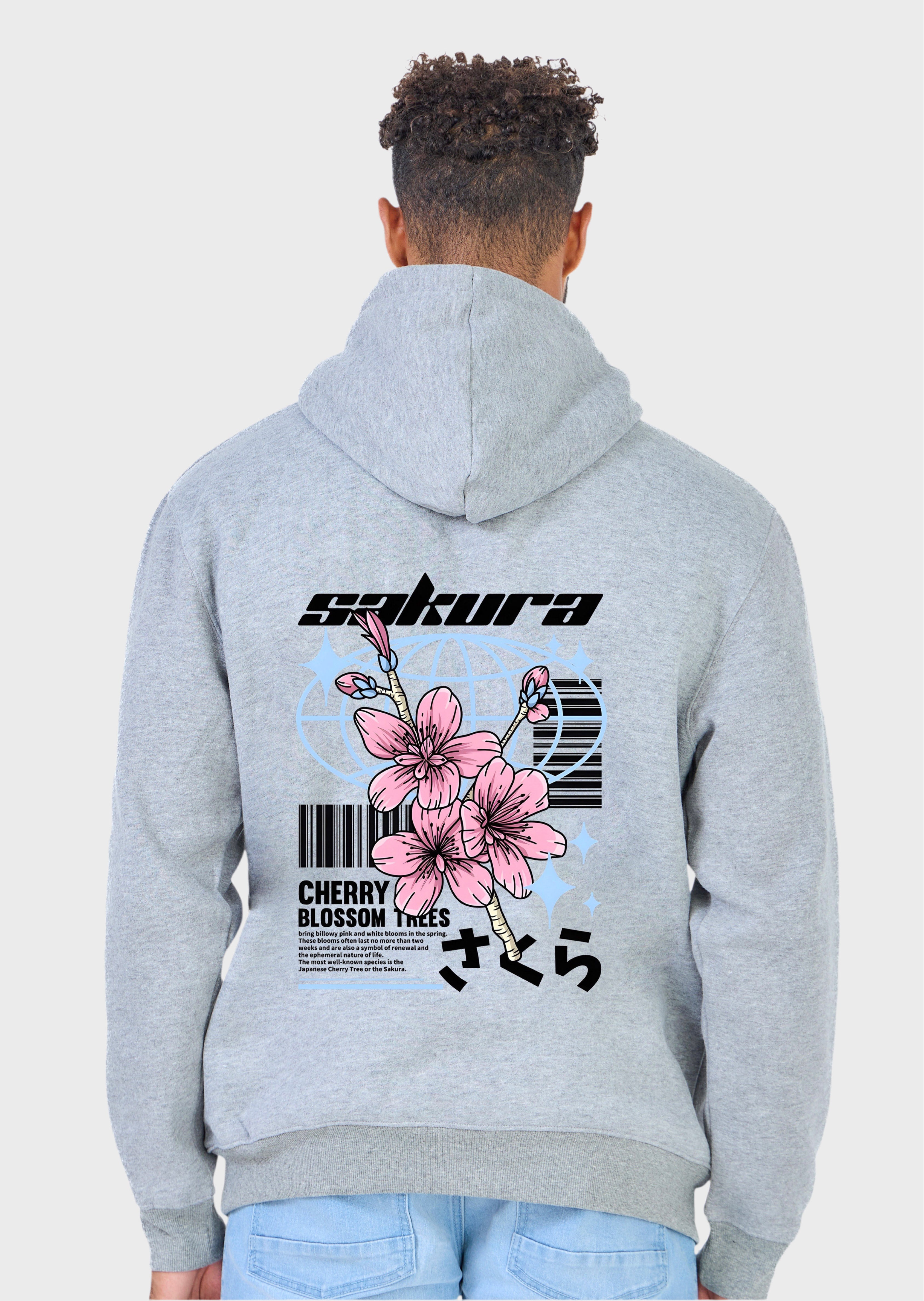 Sakura Hoodie - Grijs