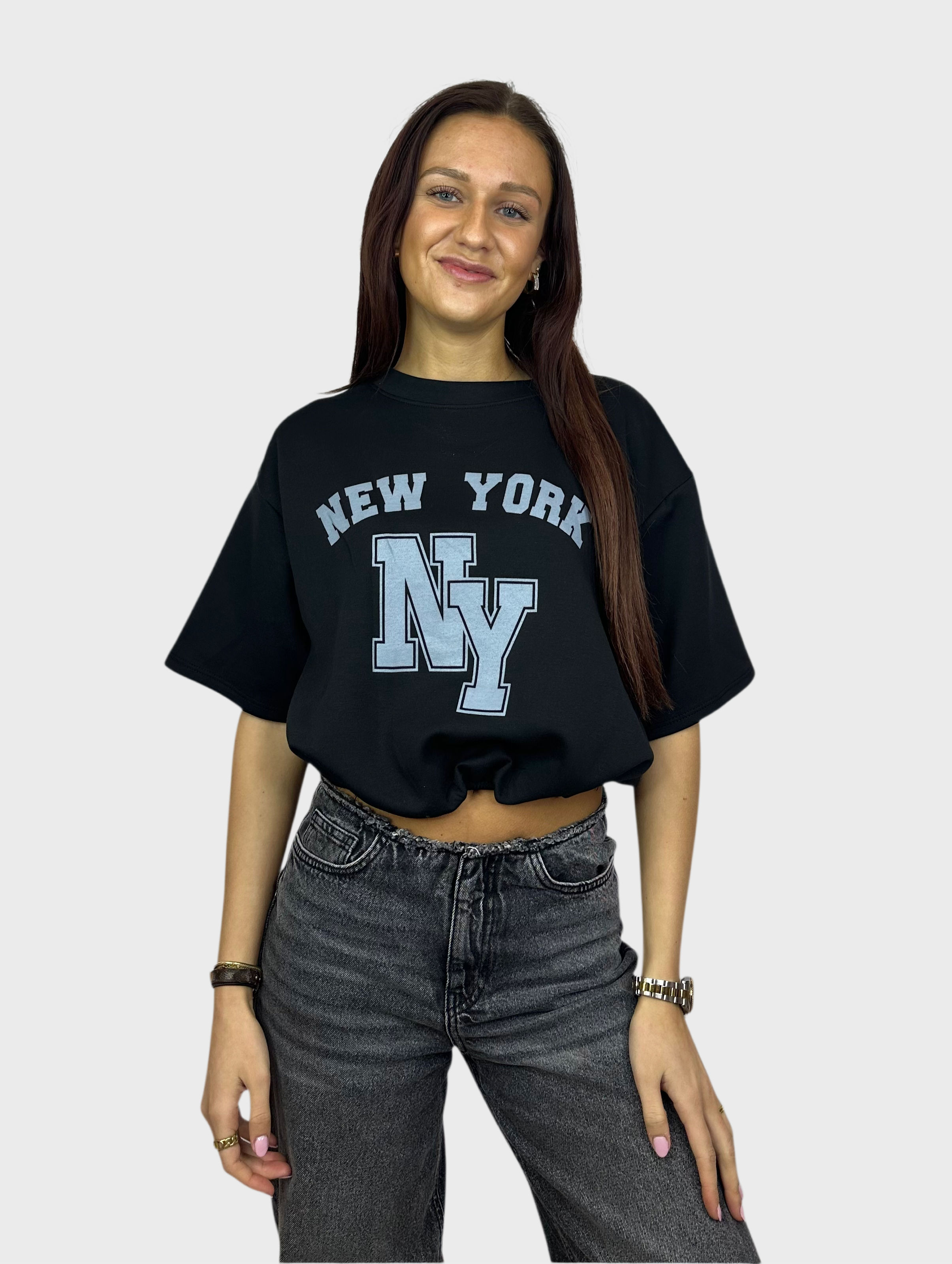 New York Top - Zwart