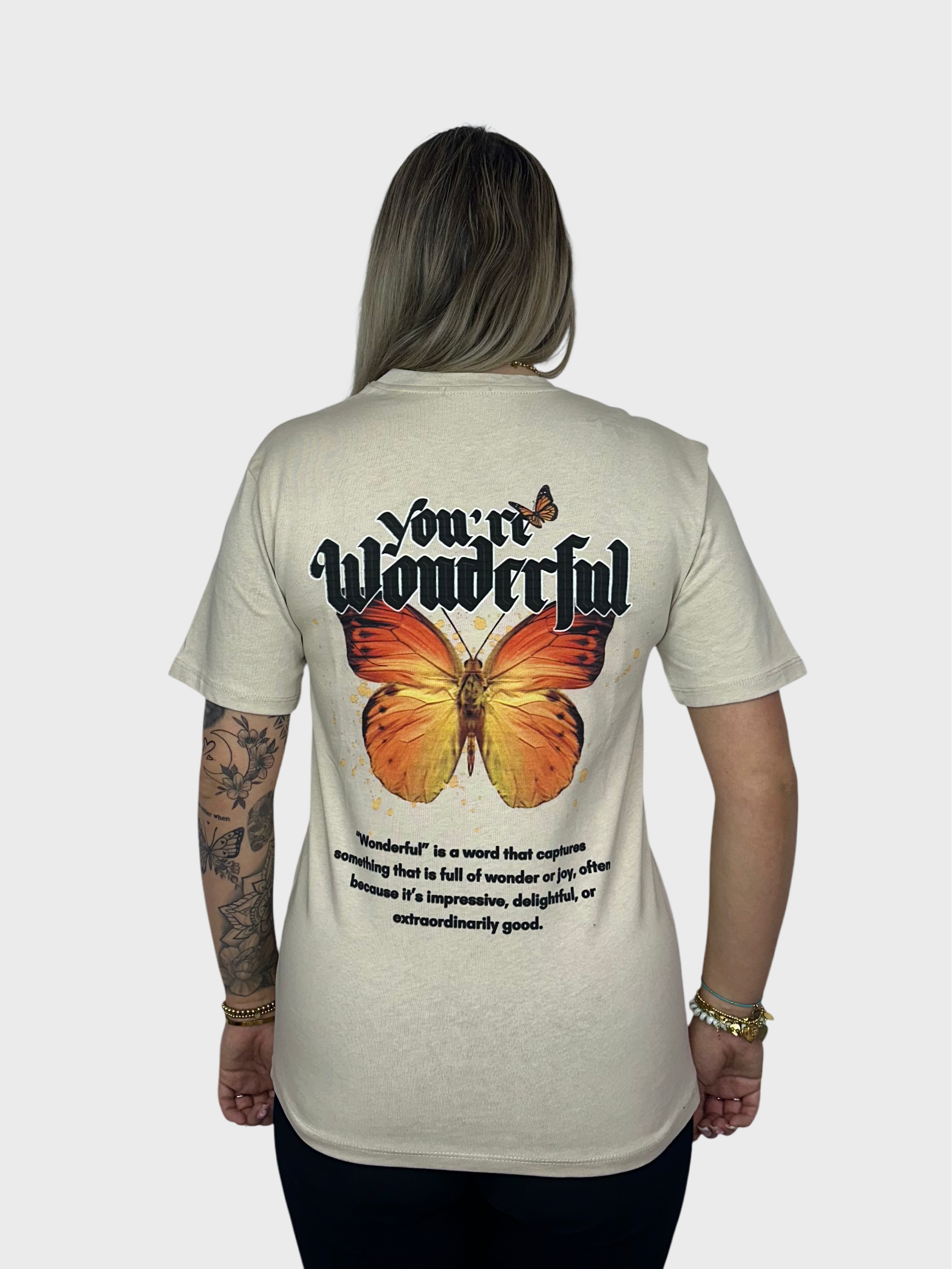 You’re Wonderful T-Shirt - Beige