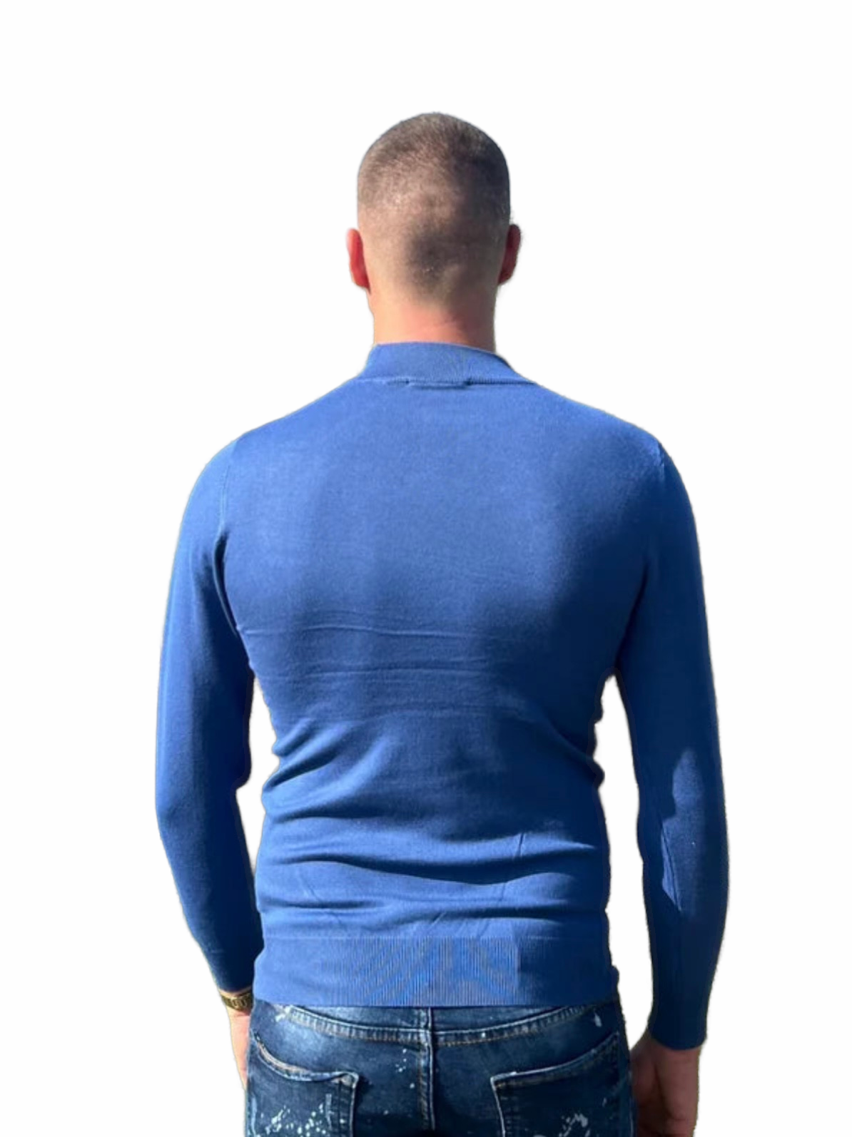 Basic Coltrui - Blauw - Flexxfashion Flexxfashion Basic Coltrui - Blauw