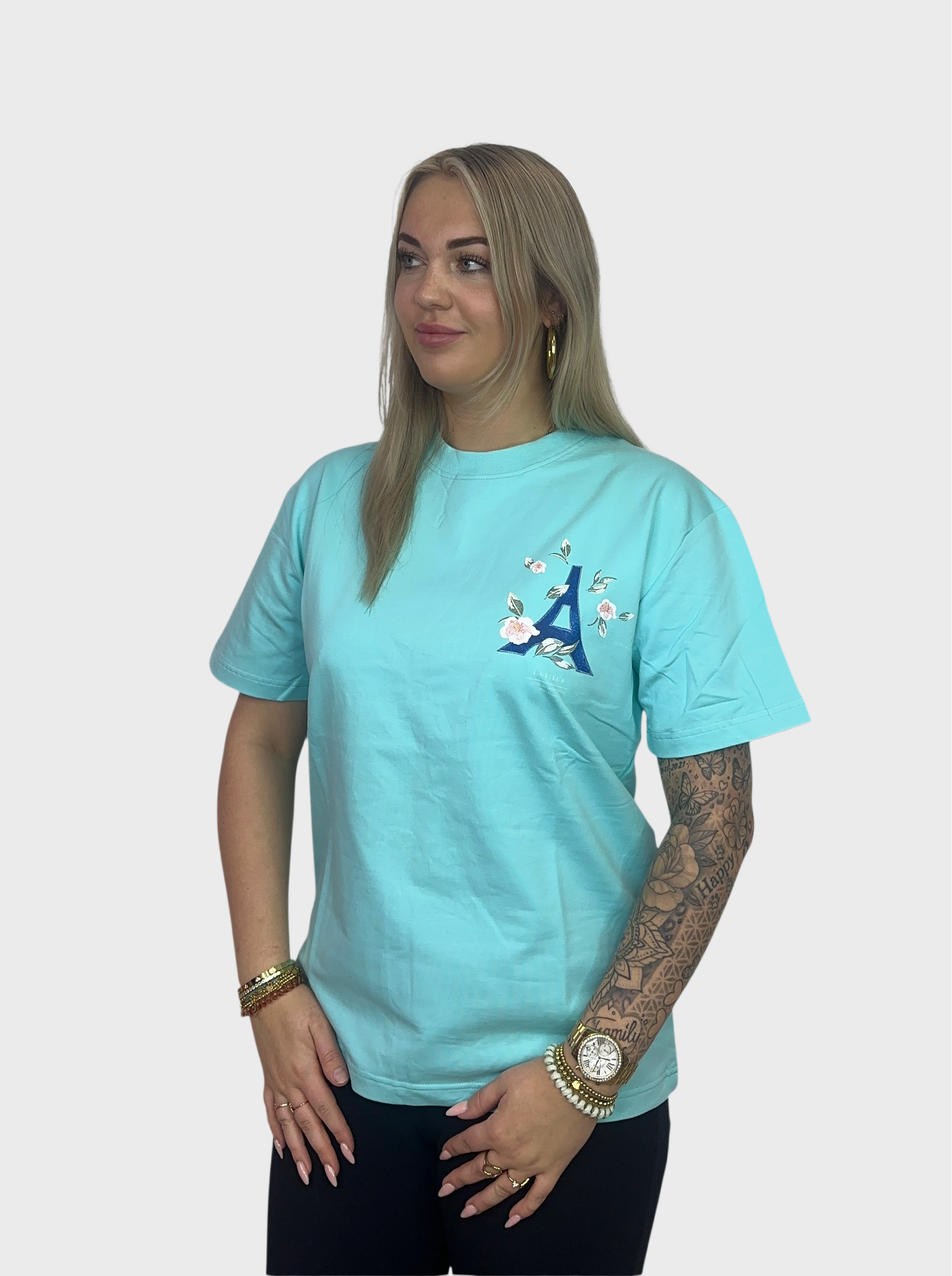 La Fleure T-Shirt - Blauw