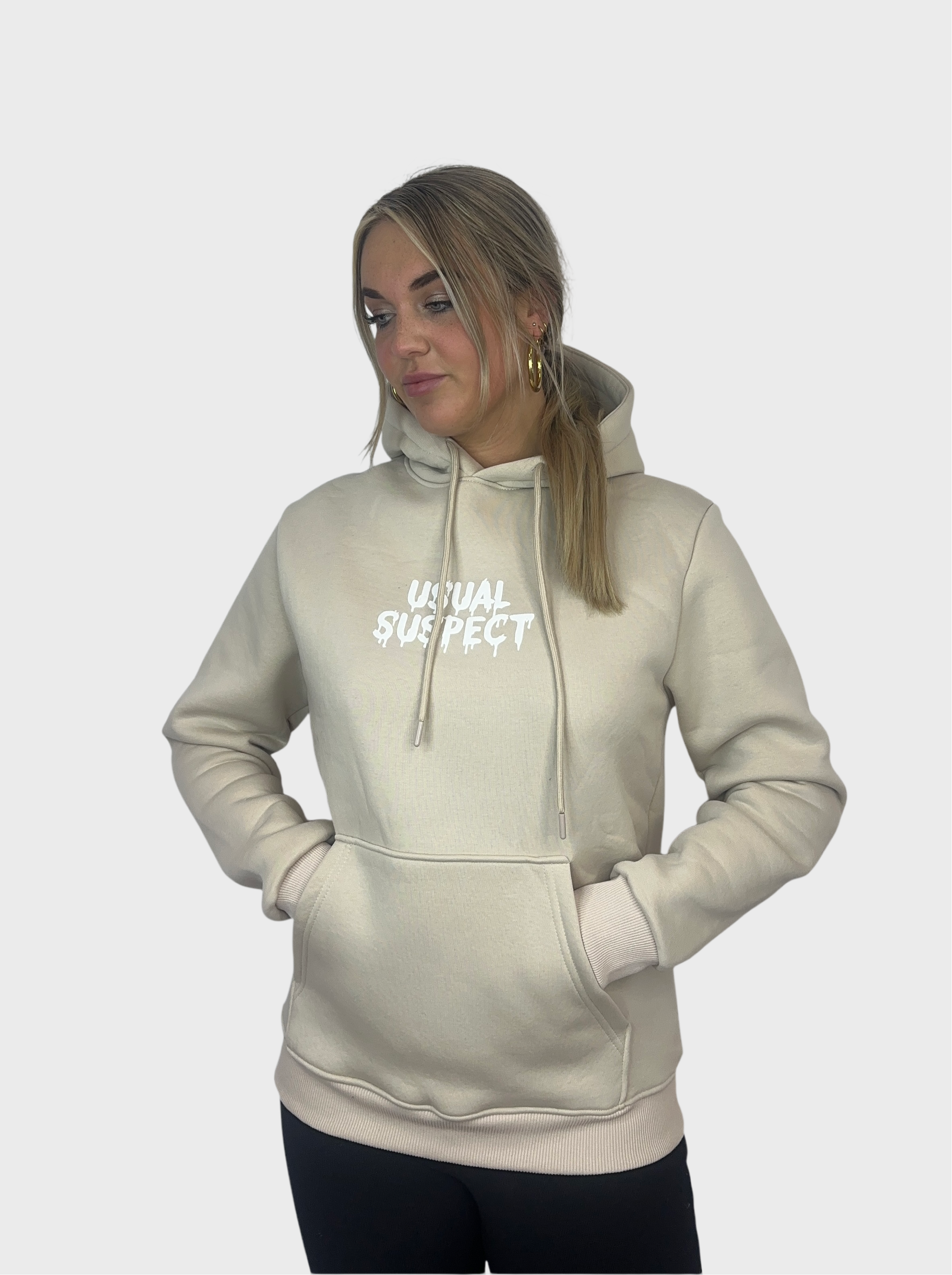 Usual Suspect Hoodie - Beige