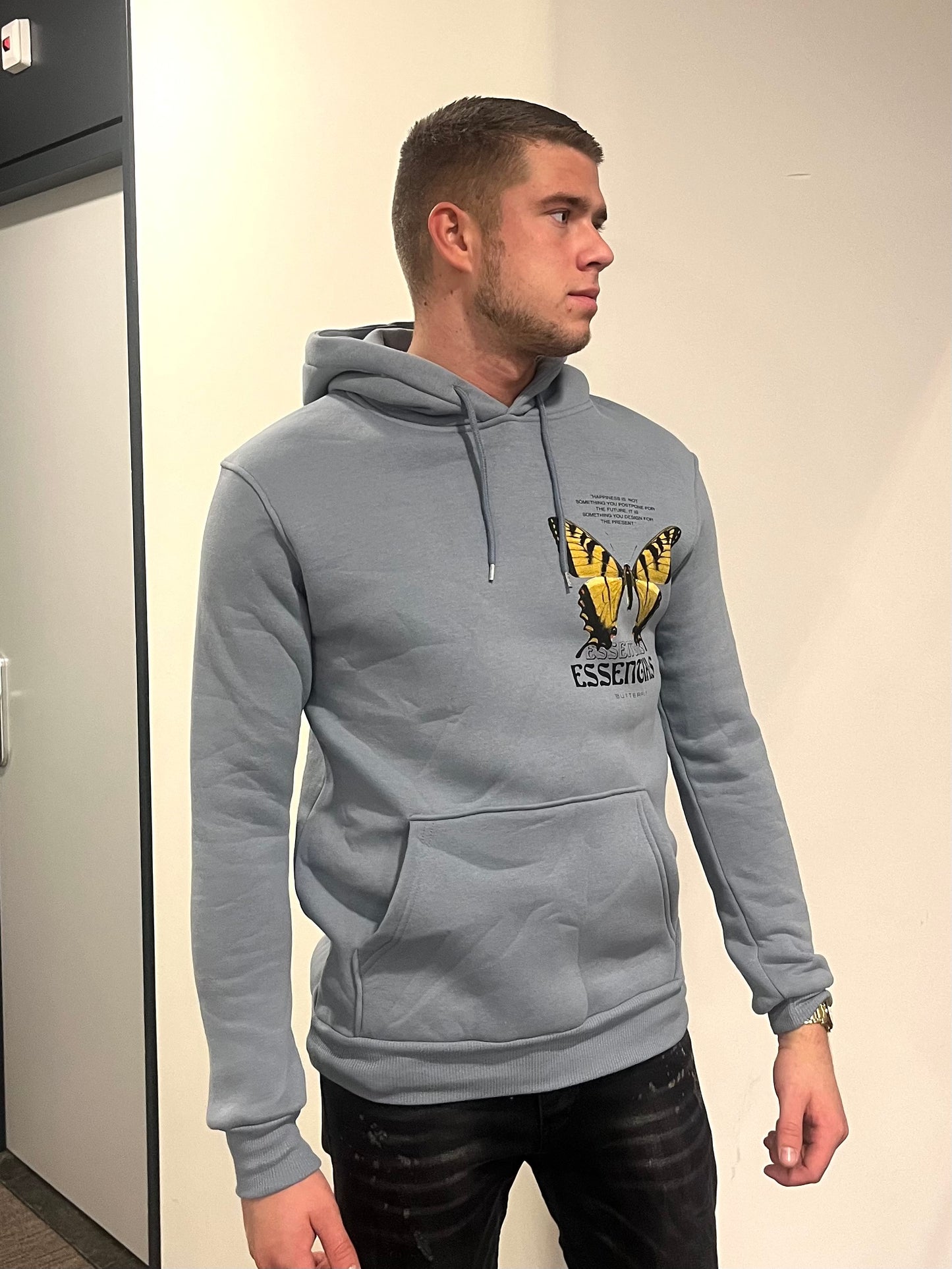 Essengials Butterfly Hoodie - Blauw