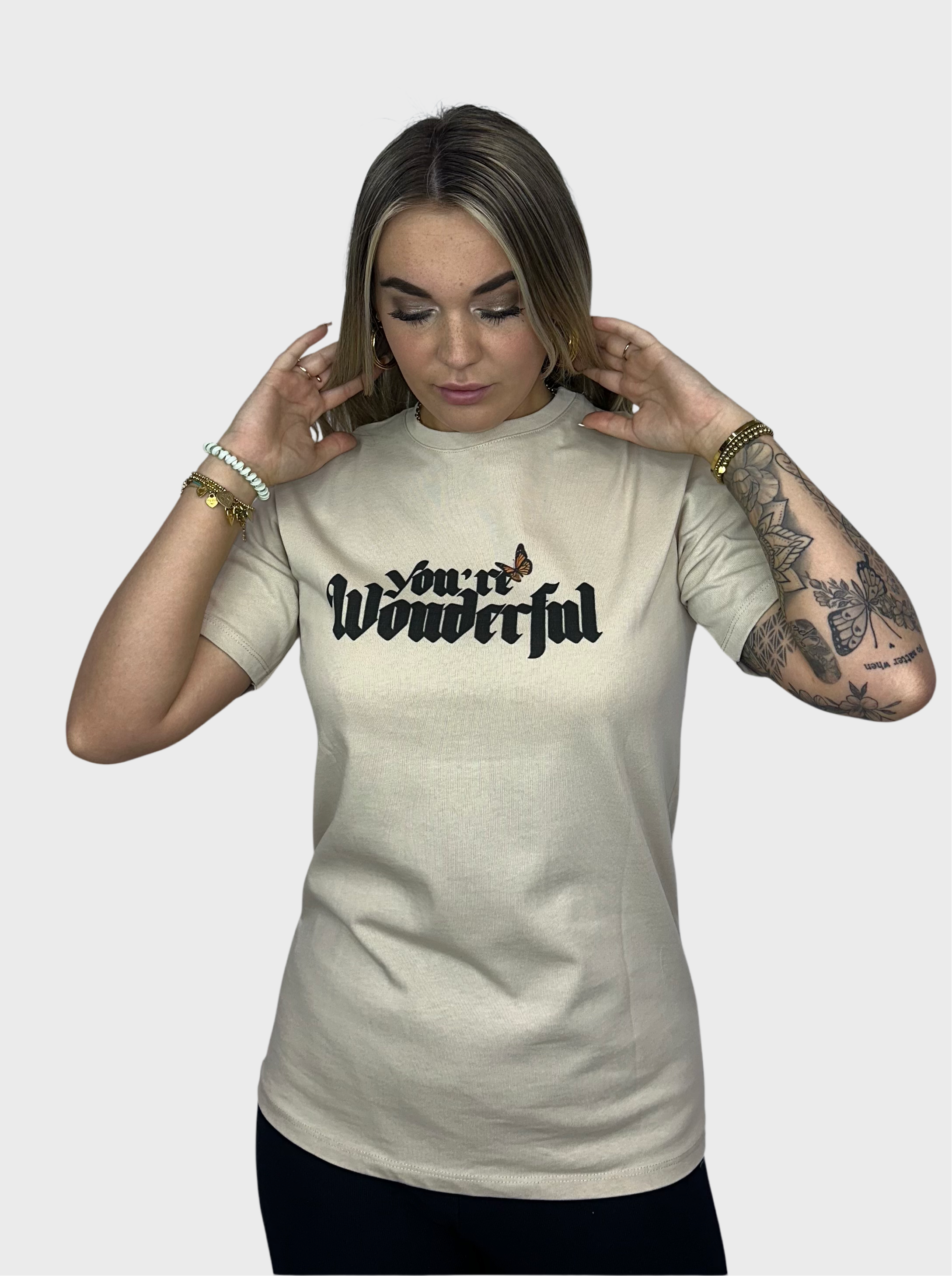 You’re Wonderful T-Shirt - Beige