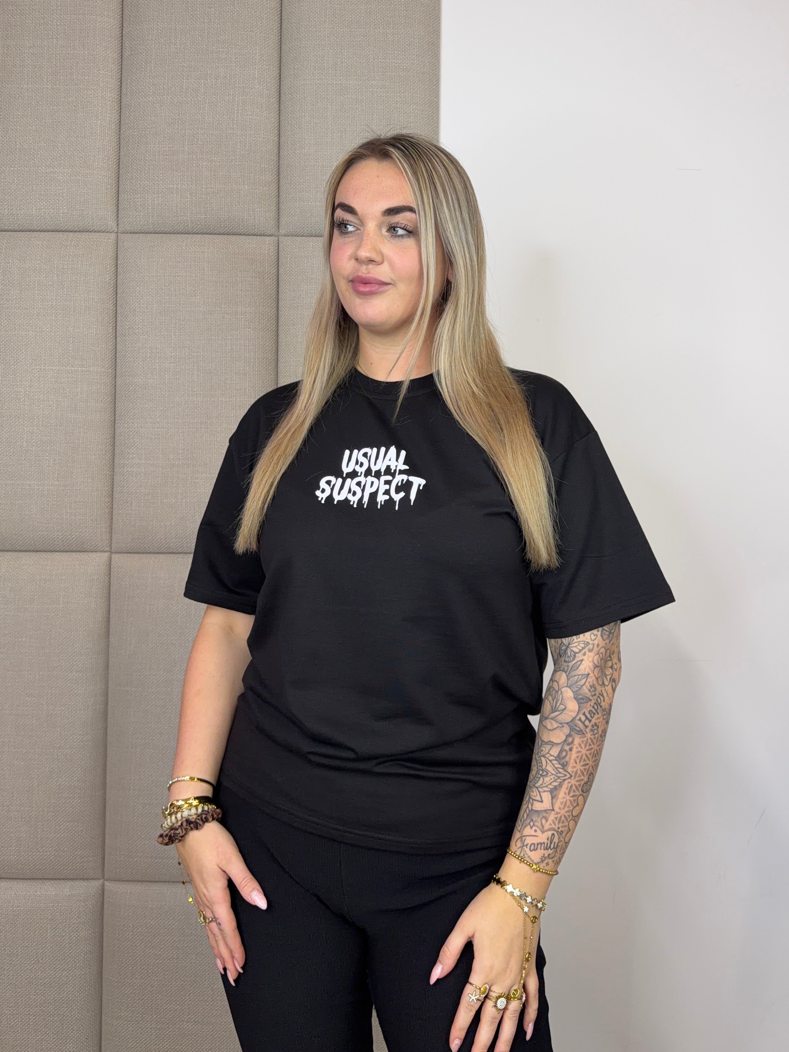 Usual Suspect T-Shirt - Zwart