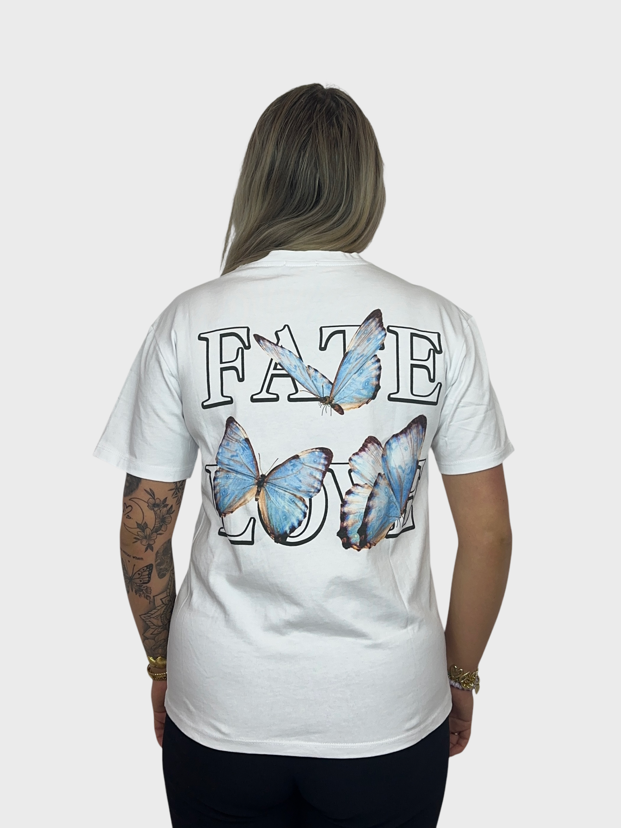 Fate Love Butterfly T-Shirt - Wit