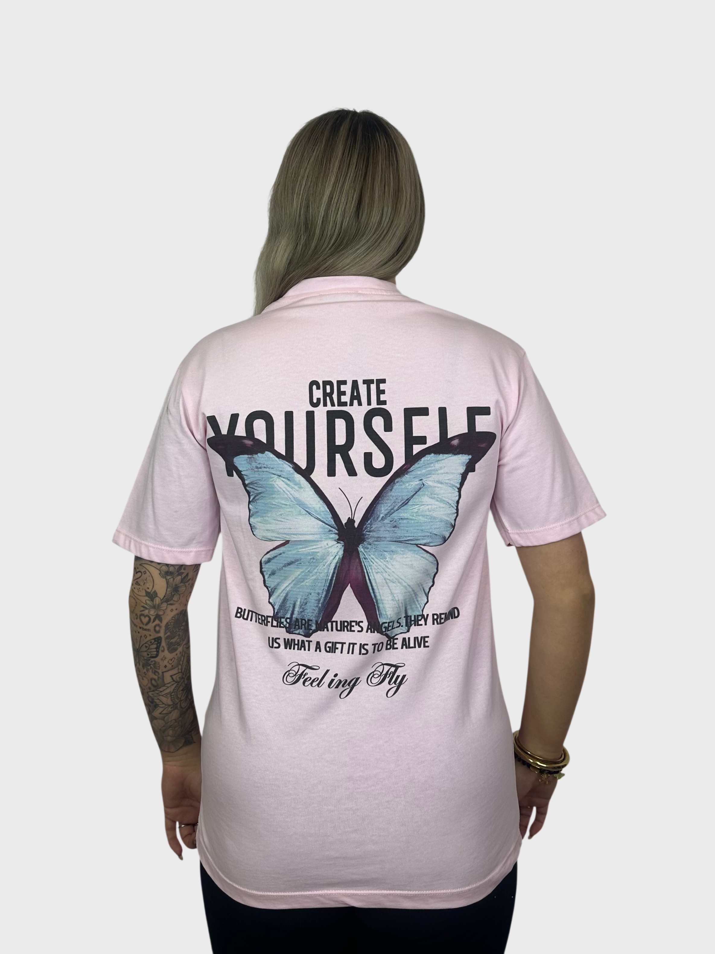 Love Yourself Shirt - Roze