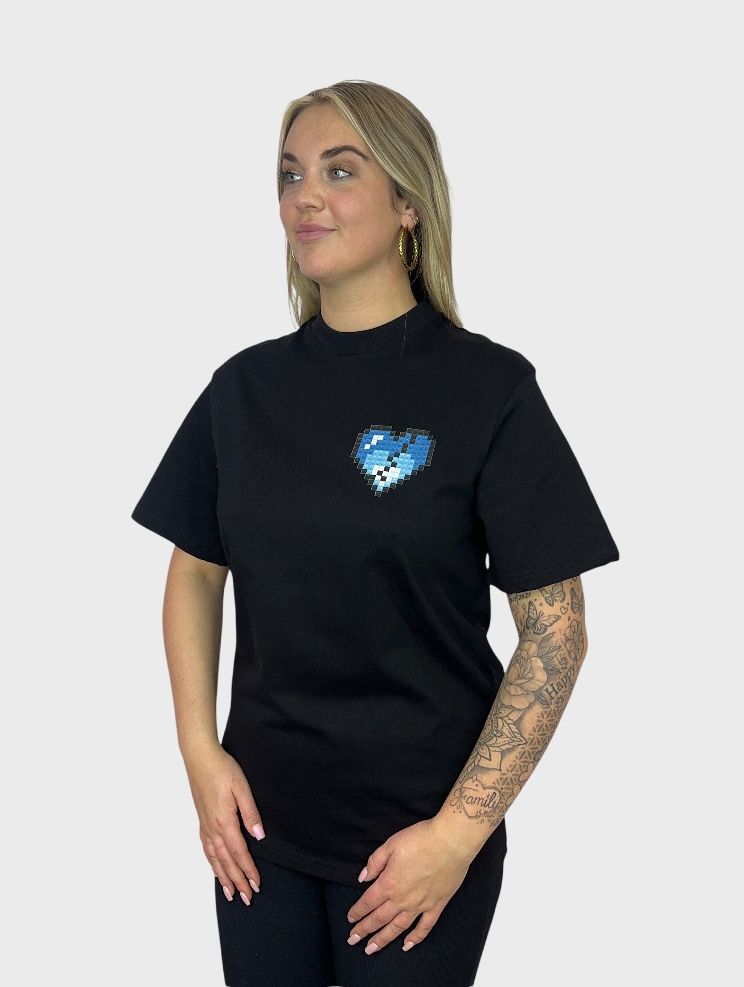 Blue Logo T-Shirt - Zwart