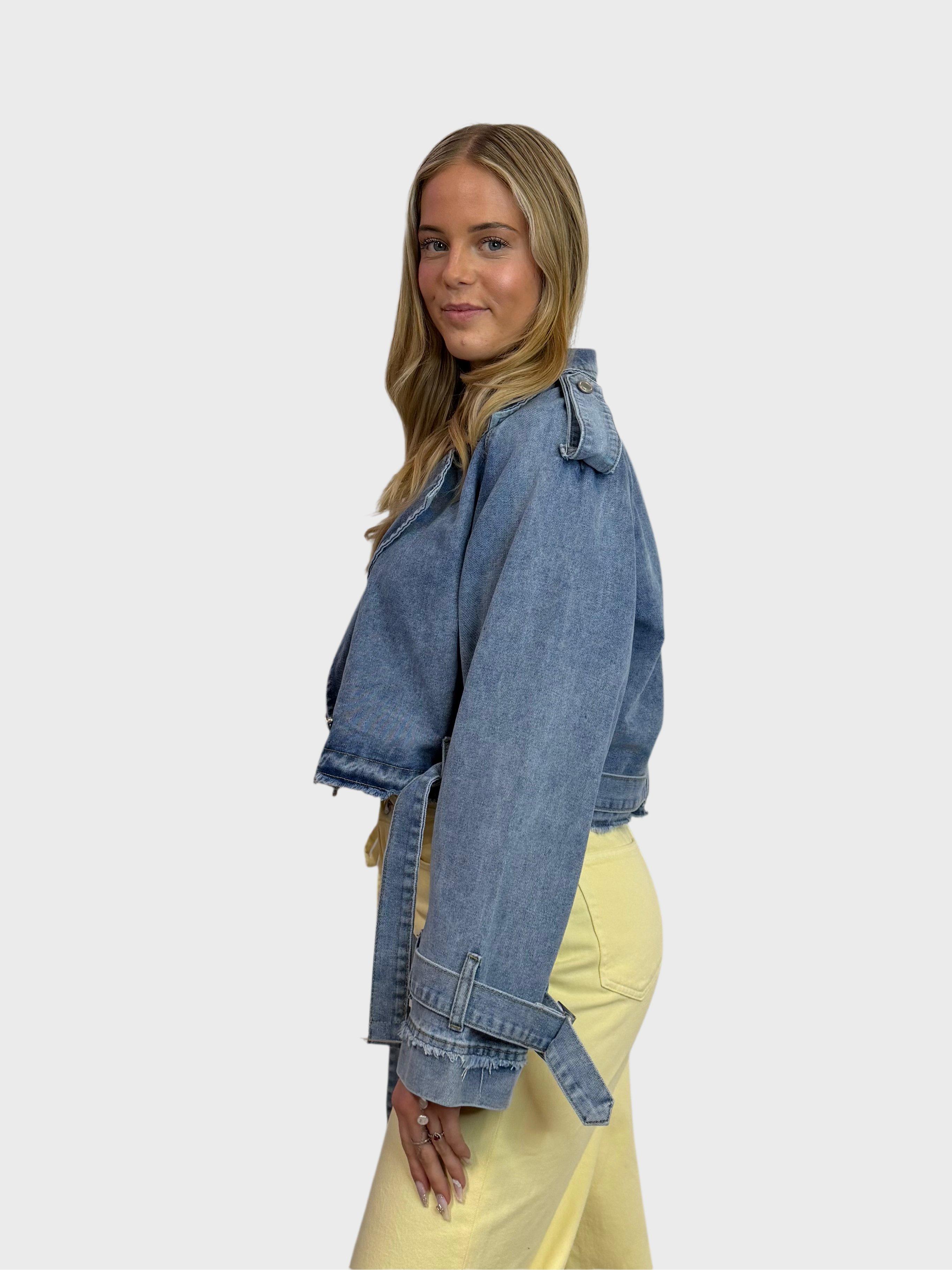 Trench Coat Denim Jacket
